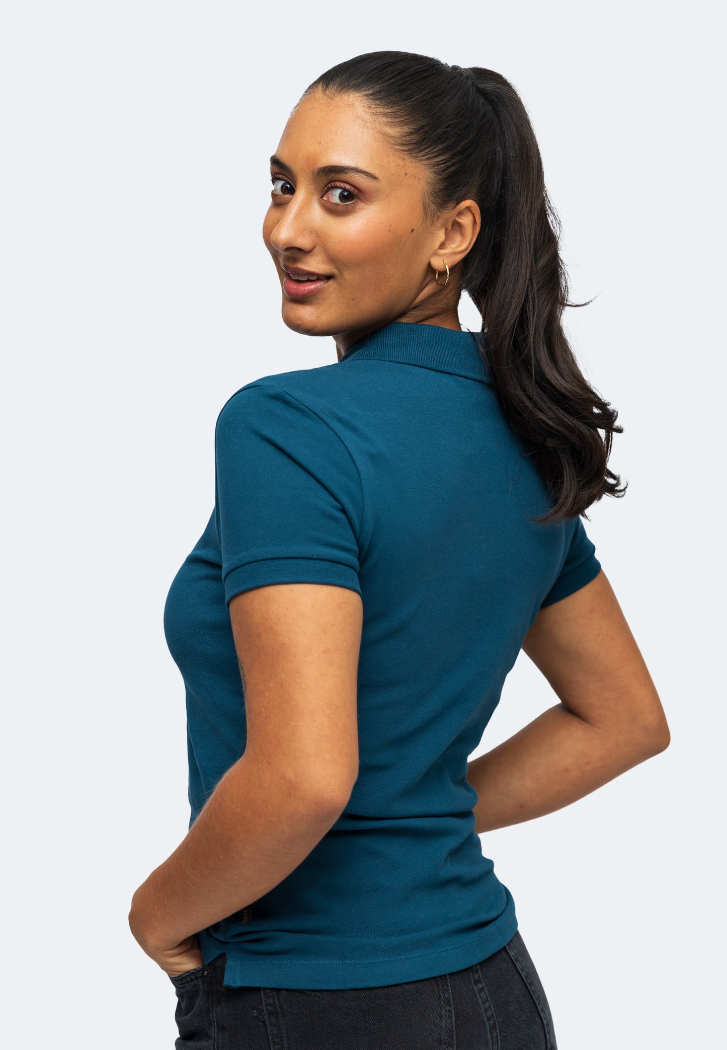 Switcher Lady polo stacy color/245 petrol