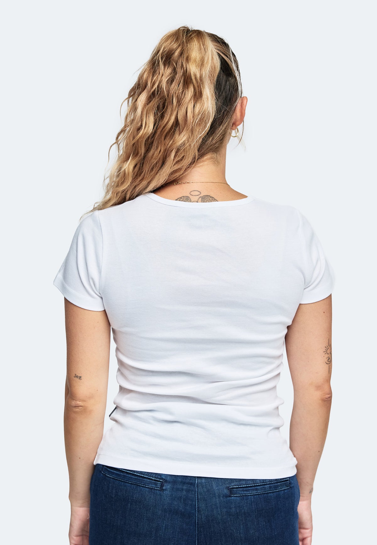 2850 Sally – Nachhaltiges Damen Rib T-Shirt mit Rundhals