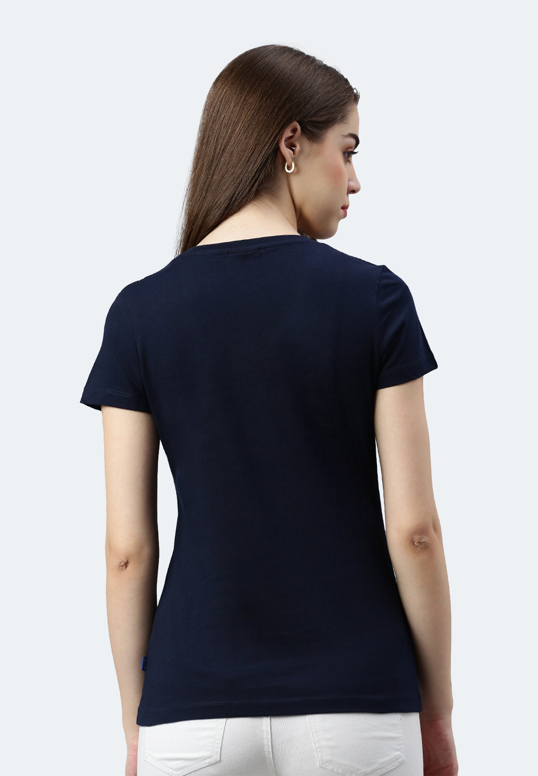 Switcher shirt Lady whale color/20 marine