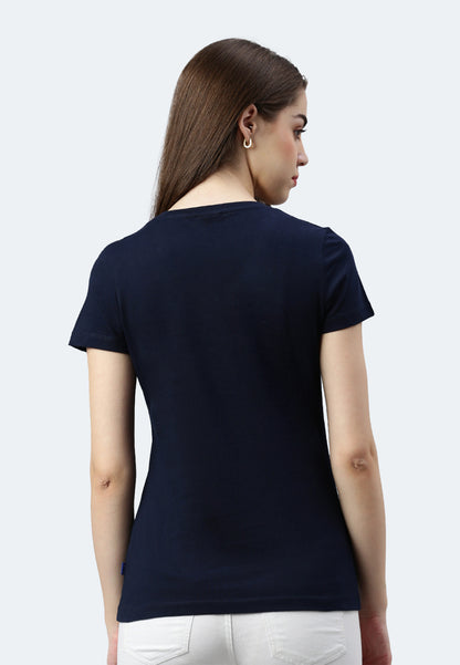 Switcher shirt Lady whale color/20 marine