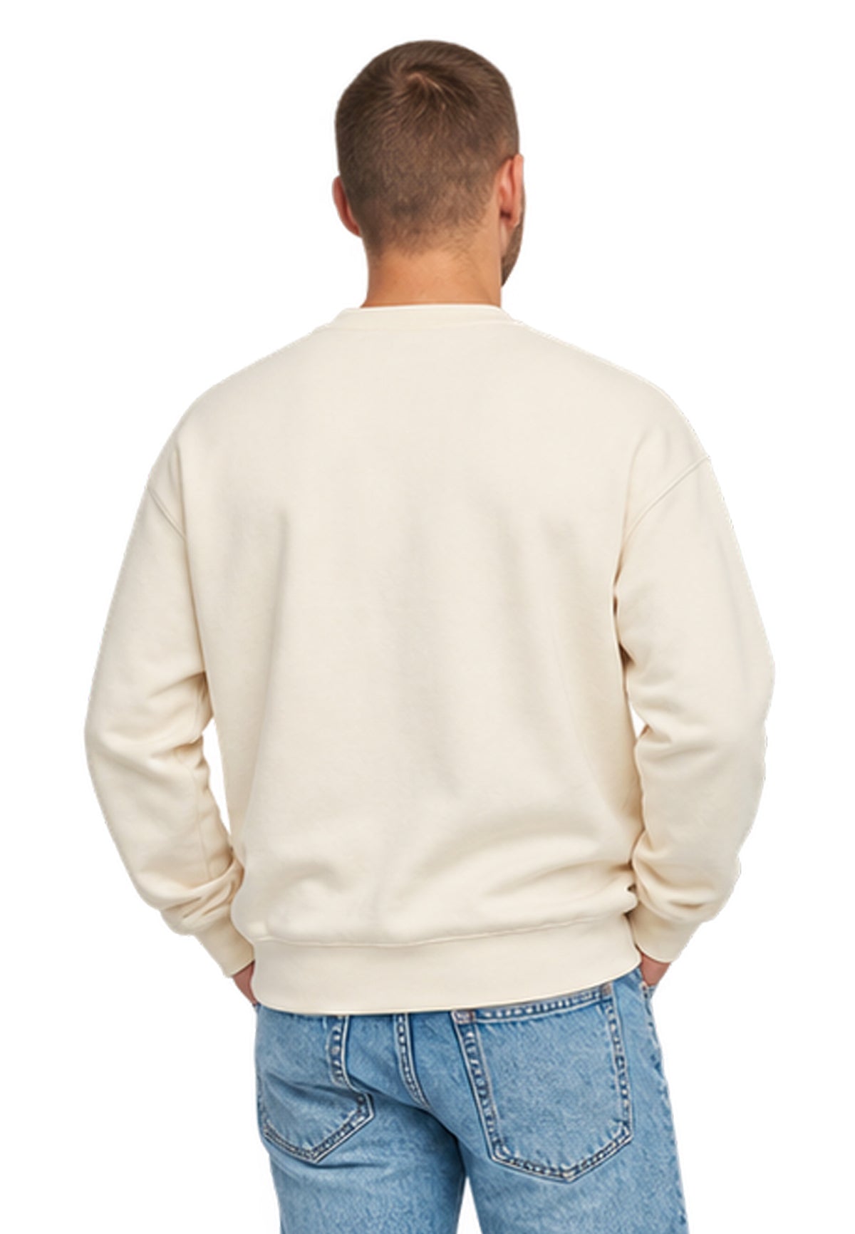 felpa da uomo Bristol colore/603 bianco nuvola