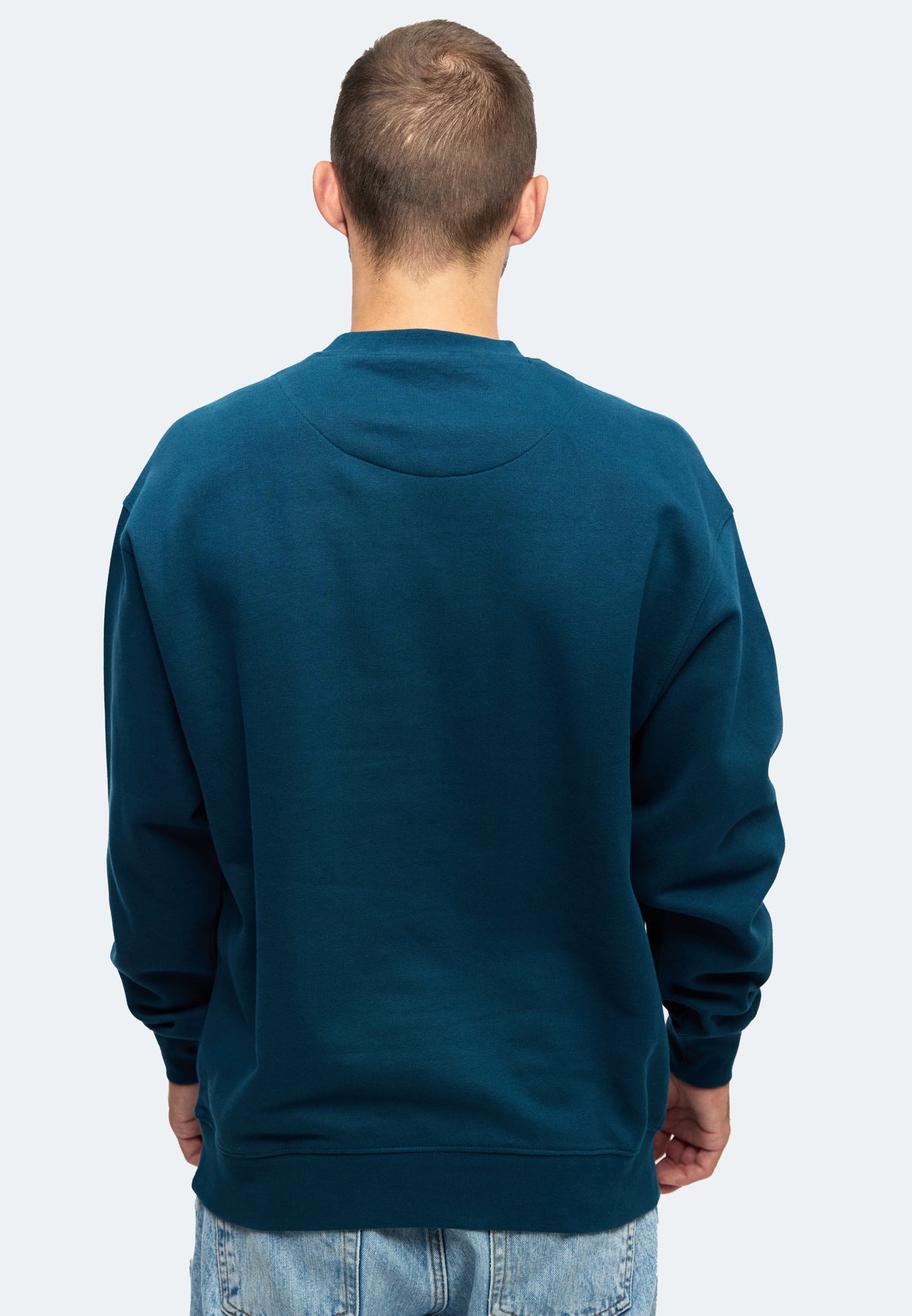 men sweatshirt Bristol color/245 petrol