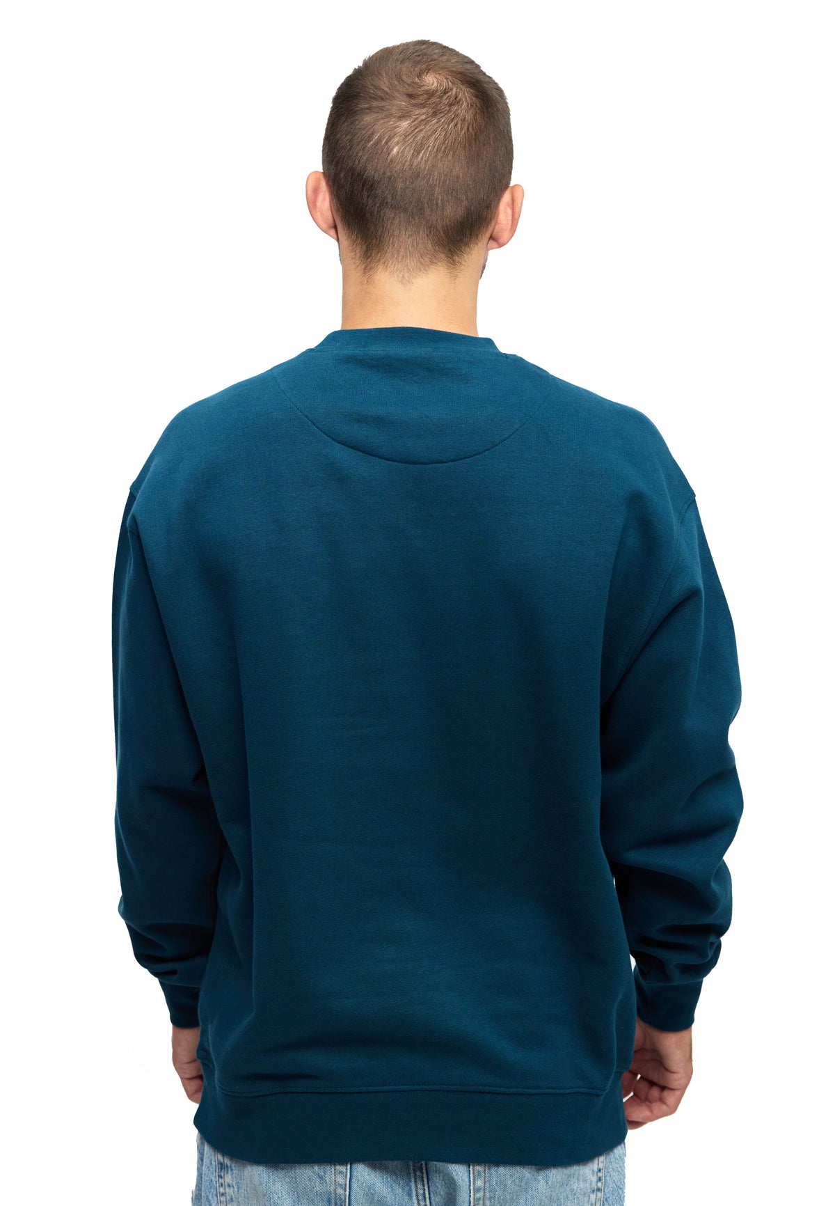 men sweatshirt Bristol color/245 petrol
