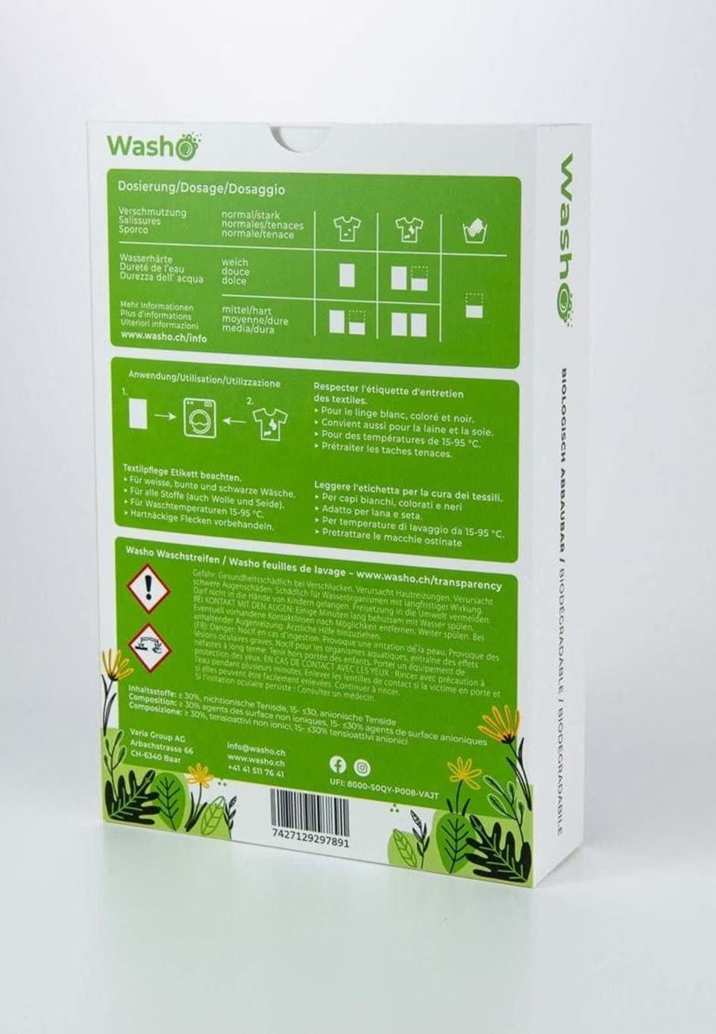 Washo Unscented Wipes