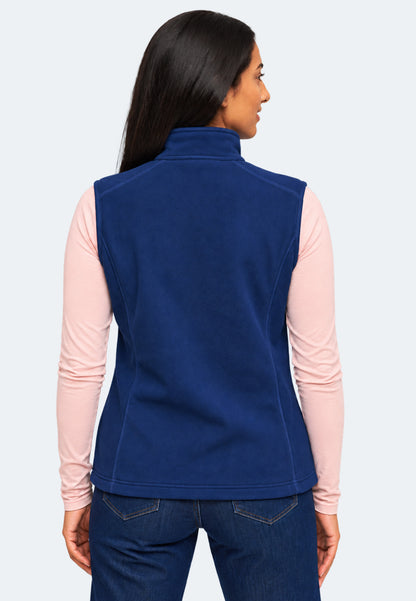 Gilet in pile da donna Switcher, modello New Helsinki, colore 20 marine
