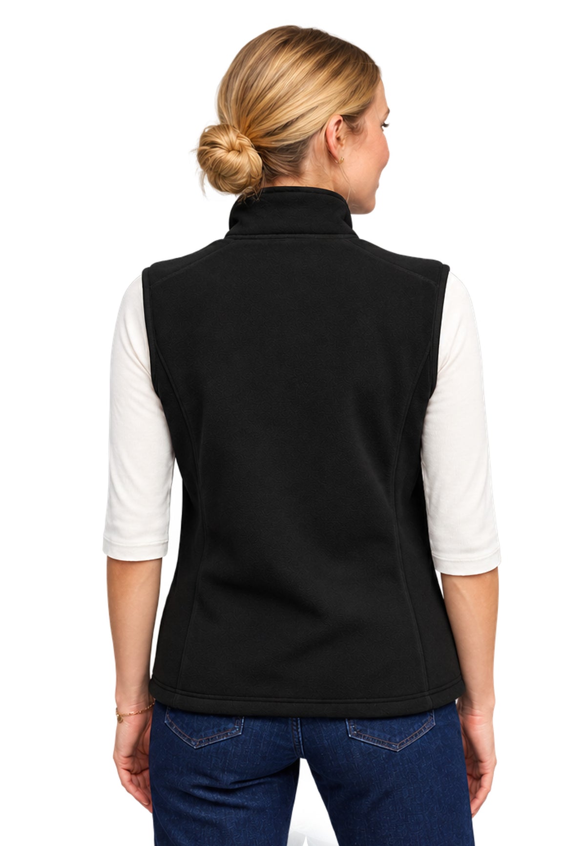 Gilet in pile da donna Switcher, modello New Helsinki, colore 40 noir