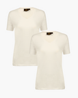 2er-Pack Stretch T-Shirt V-Neck Giorgia 2276