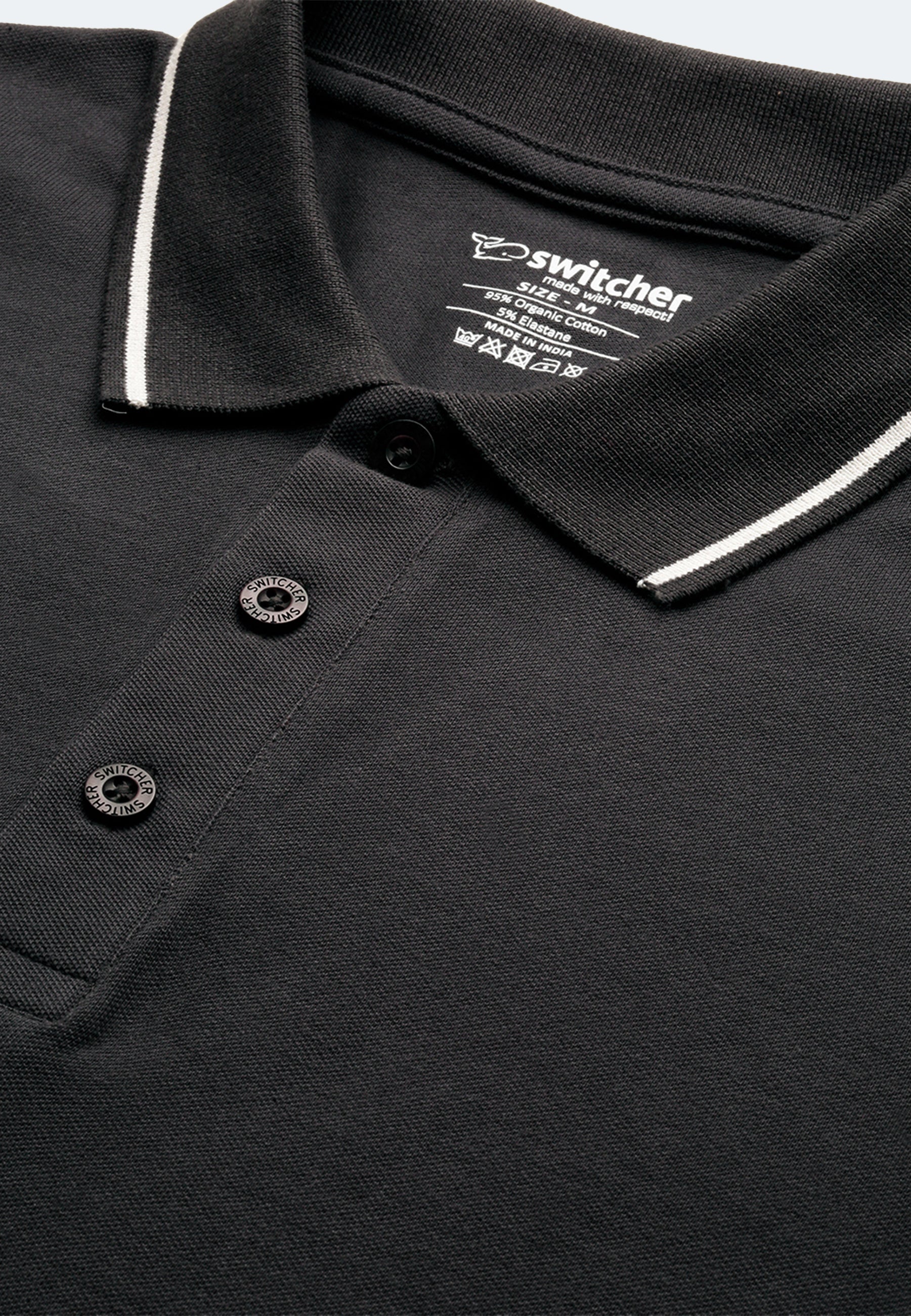 Switcher men&#39;s polo ben color/410 arsenic