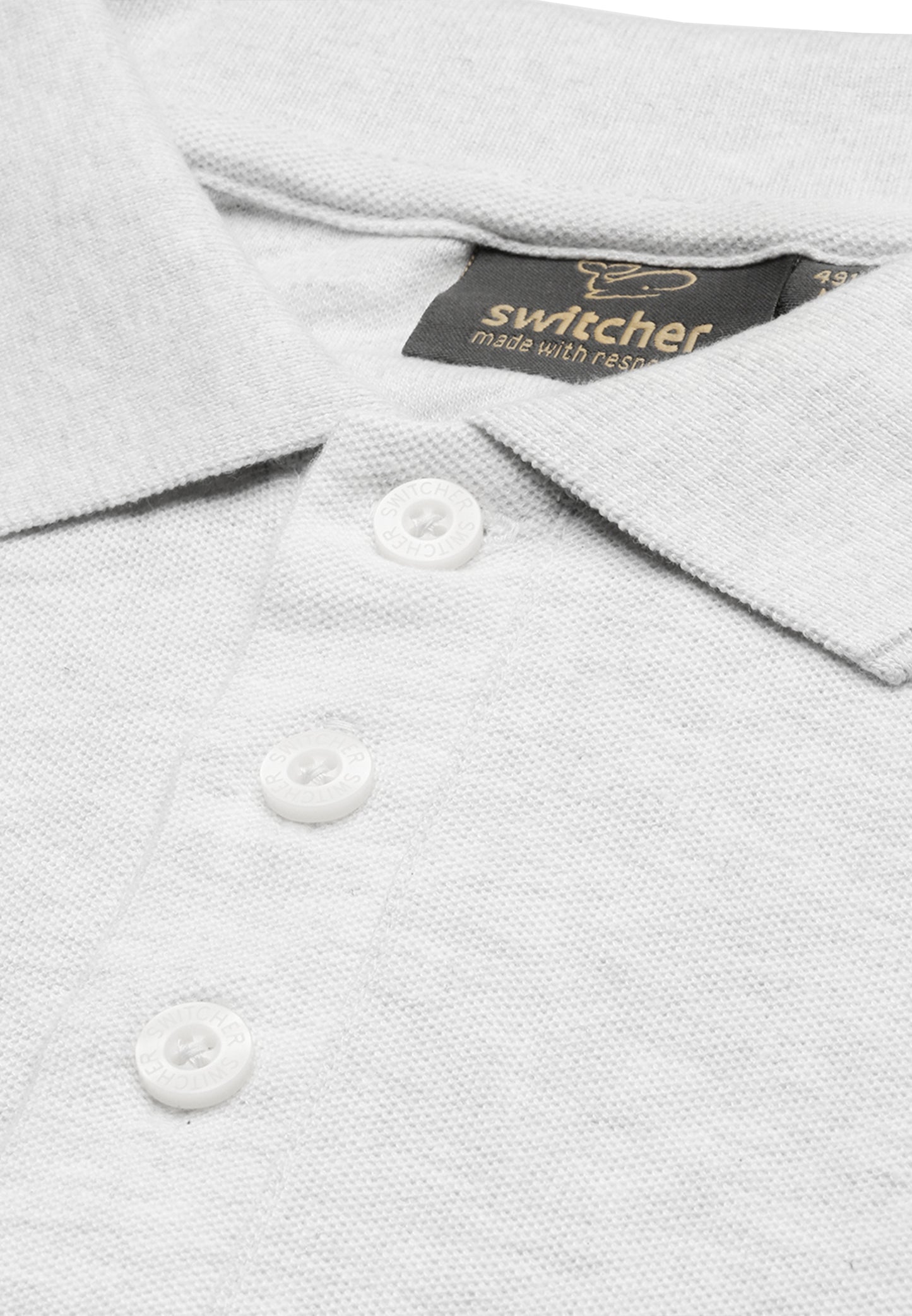 Switcher men's polo john color/43 blanc chine