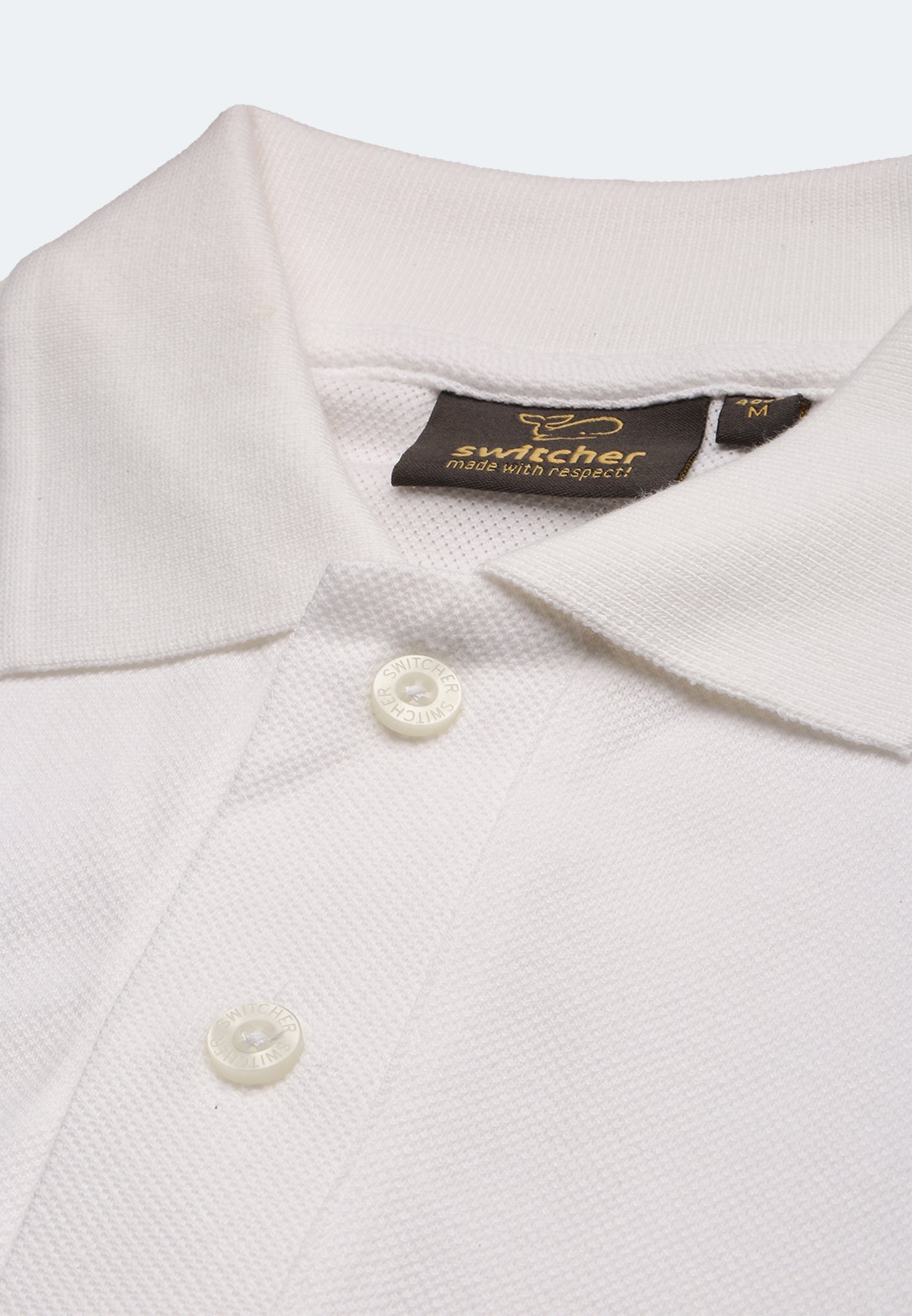 Switcher men's polo samuel color/1 blanc