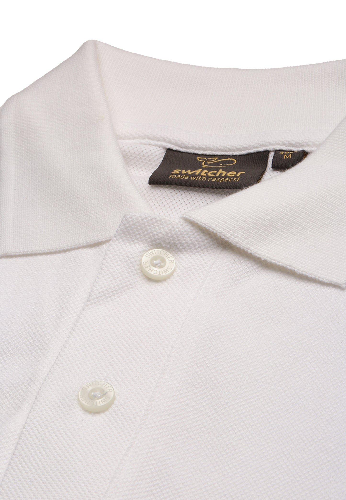 Switcher men's polo samuel color/1 blanc