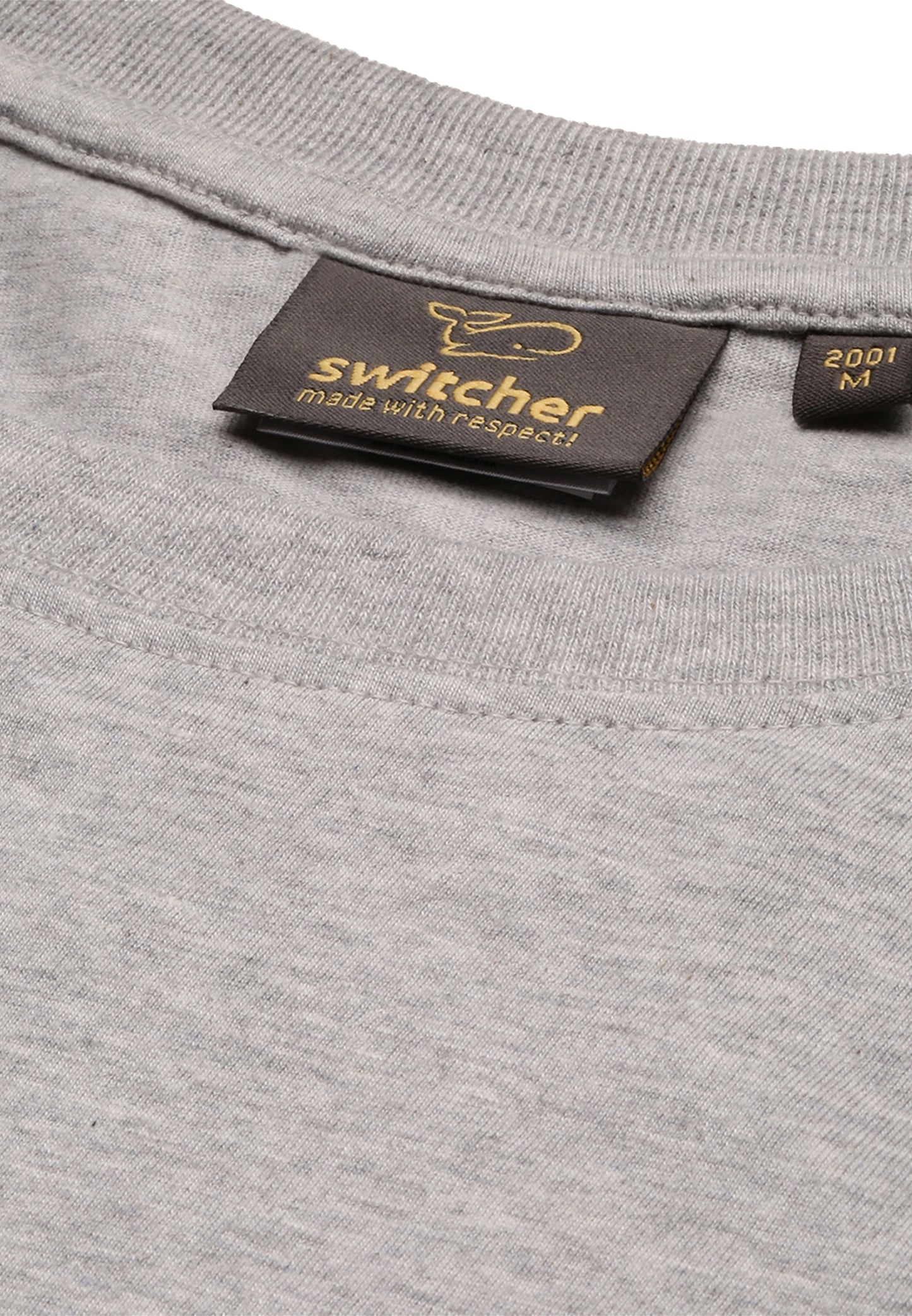 Switcher men's shirt Bob color/42 gris chine