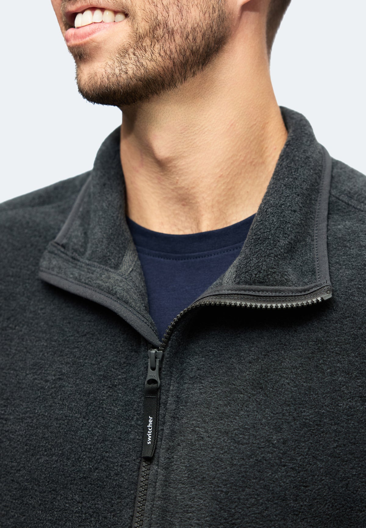 Gilet polaire Switcher, nouveau coloris Cortina / 41 noir chiné