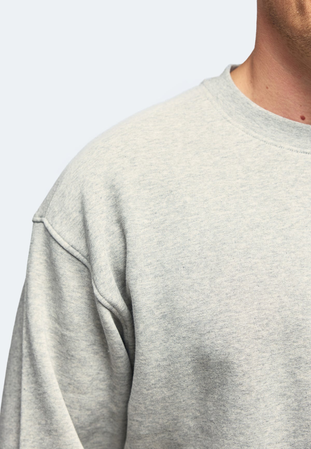 men sweatshirt Bristol color/42 gris chine