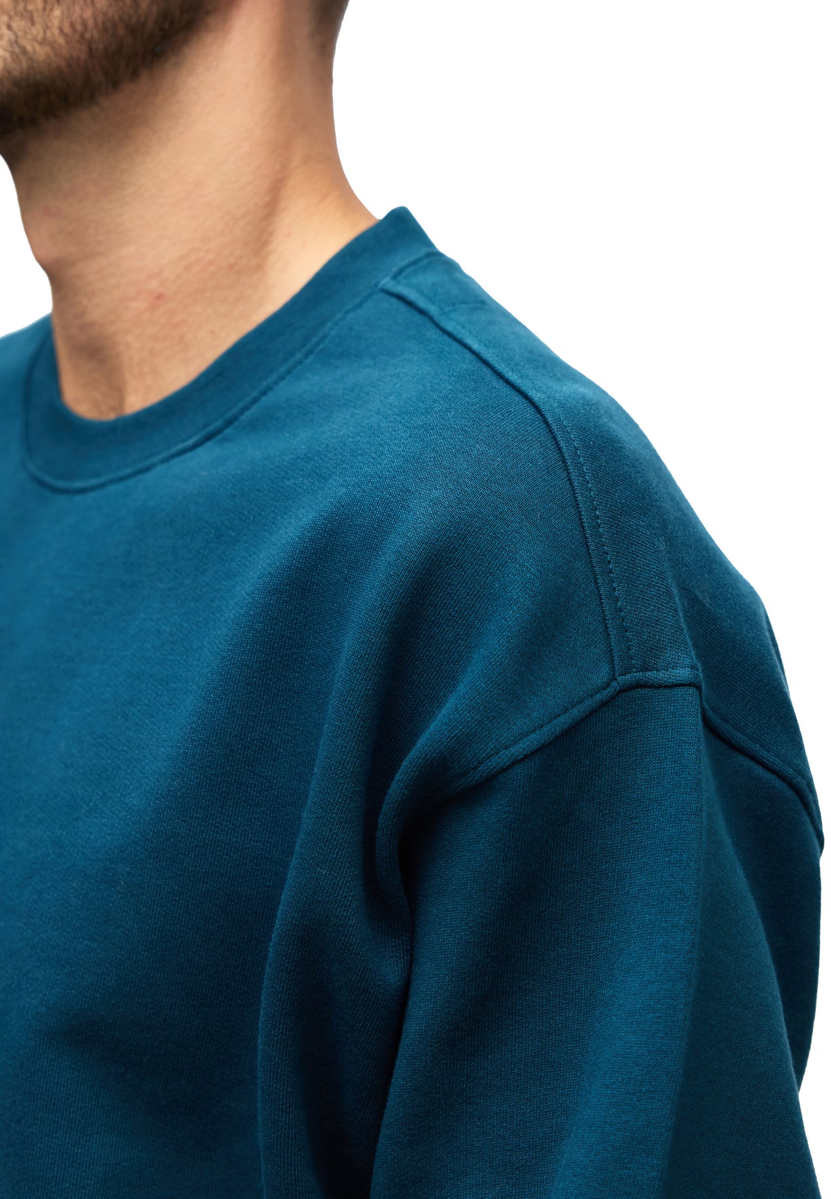 men sweatshirt Bristol color/245 petrol