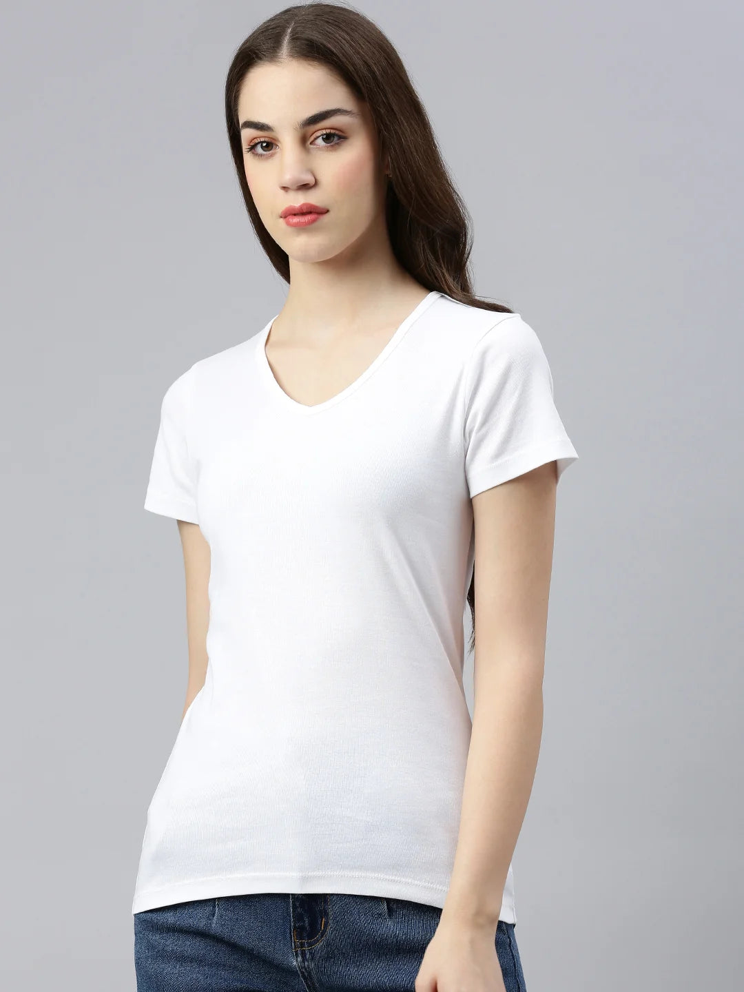 frauen-efia-baumwolle-v-ausschnitt-t-shirt-blanc-front-Switcher