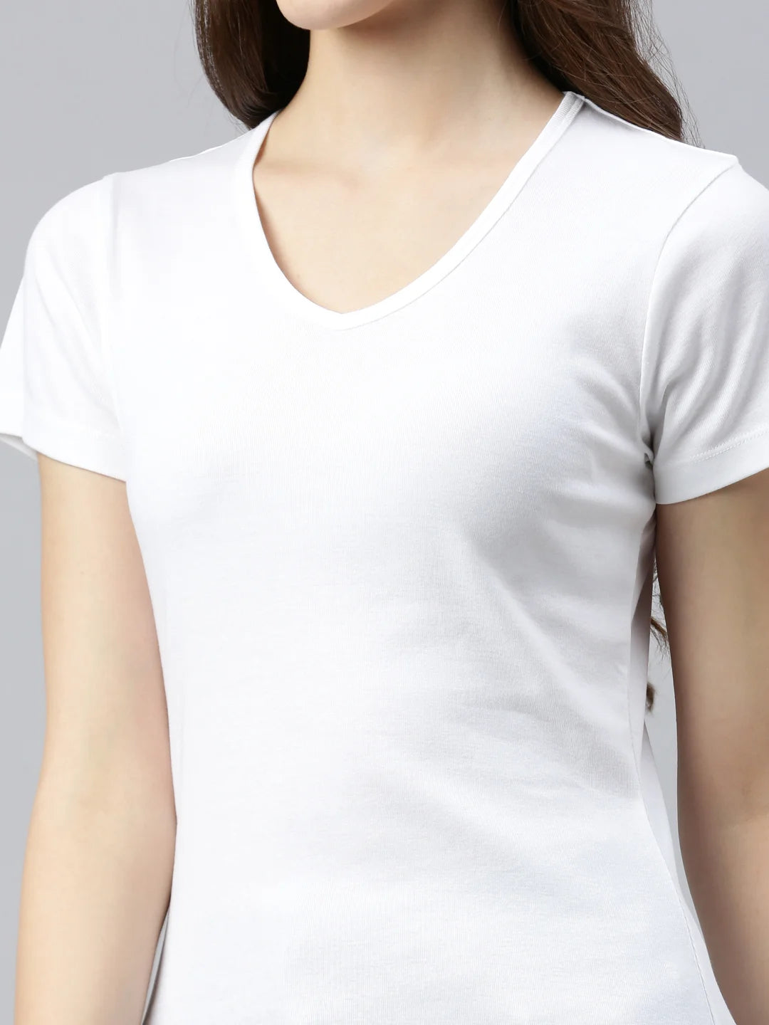 frauen-efia-baumwolle-v-ausschnitt-t-shirt-blanc-zoom