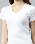 frauen-efia-baumwolle-v-ausschnitt-t-shirt-blanc-zoom