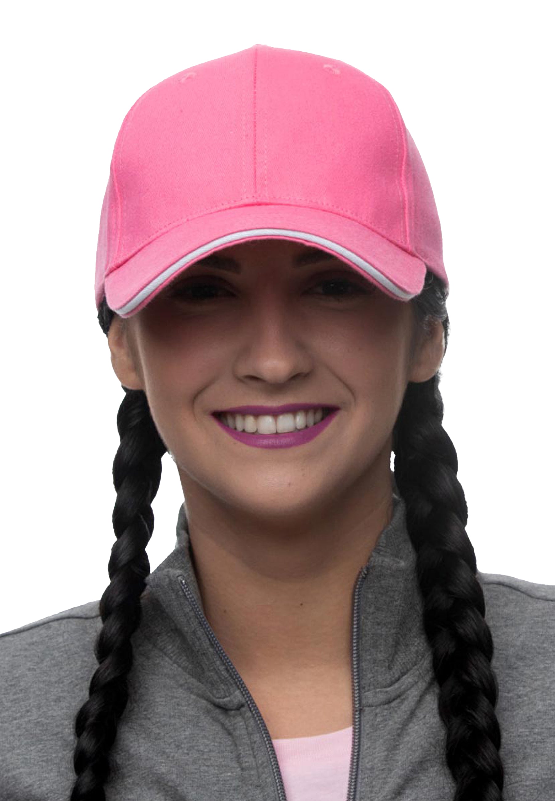 Switcher cap churchill color/2218 candy pink &amp; white