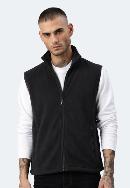 Gilet en polaire Switcher, couleur New Cortina / 40 noir