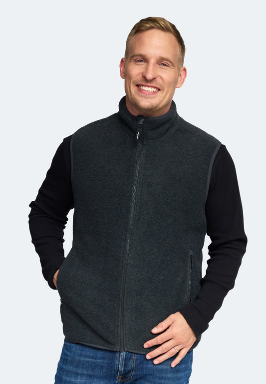 Gilet in pile Switcher, colore New Cortina/40 nero