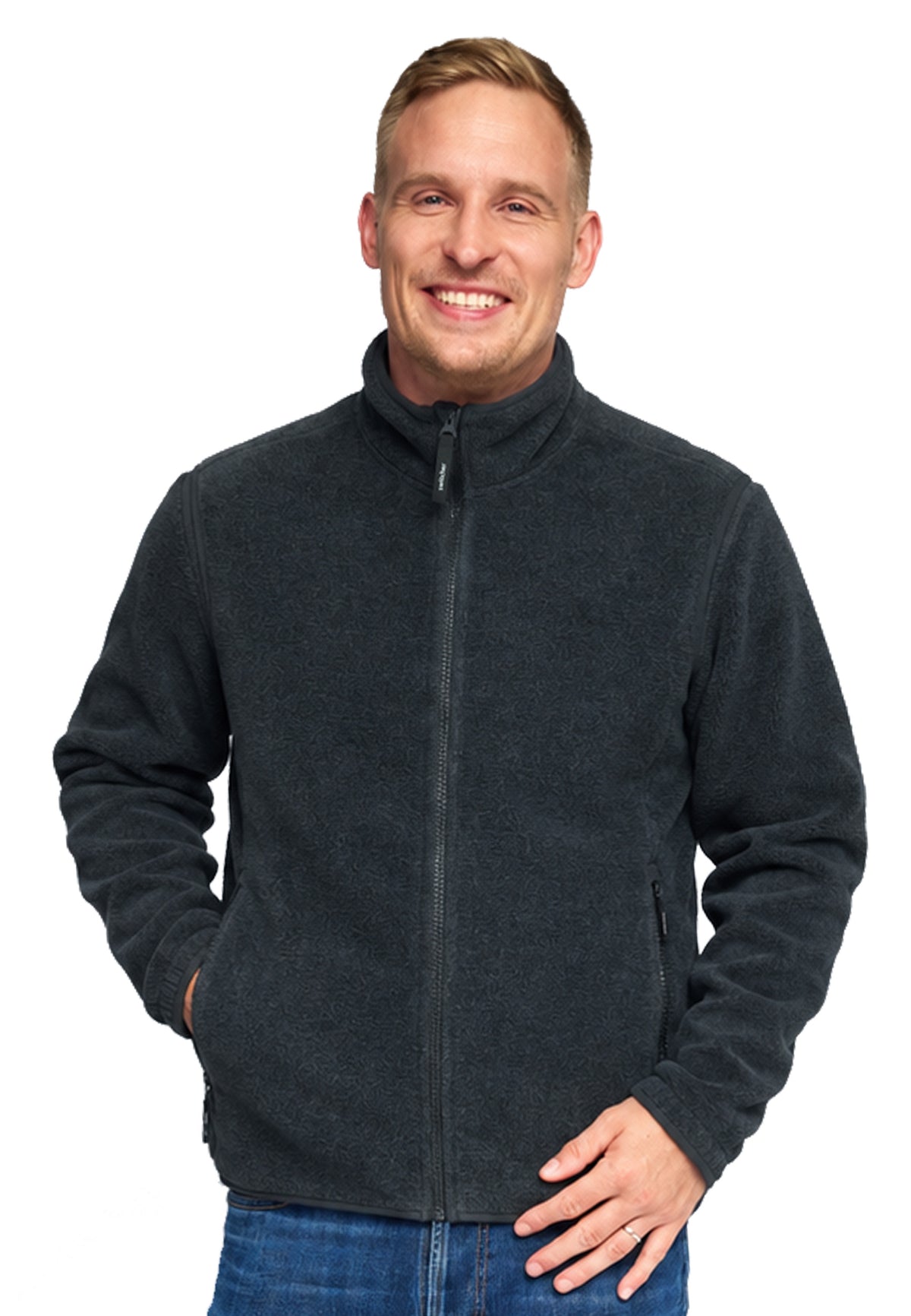 Veste polaire Switcher pour homme, couleur New Vancouver / 41 noir chiné
