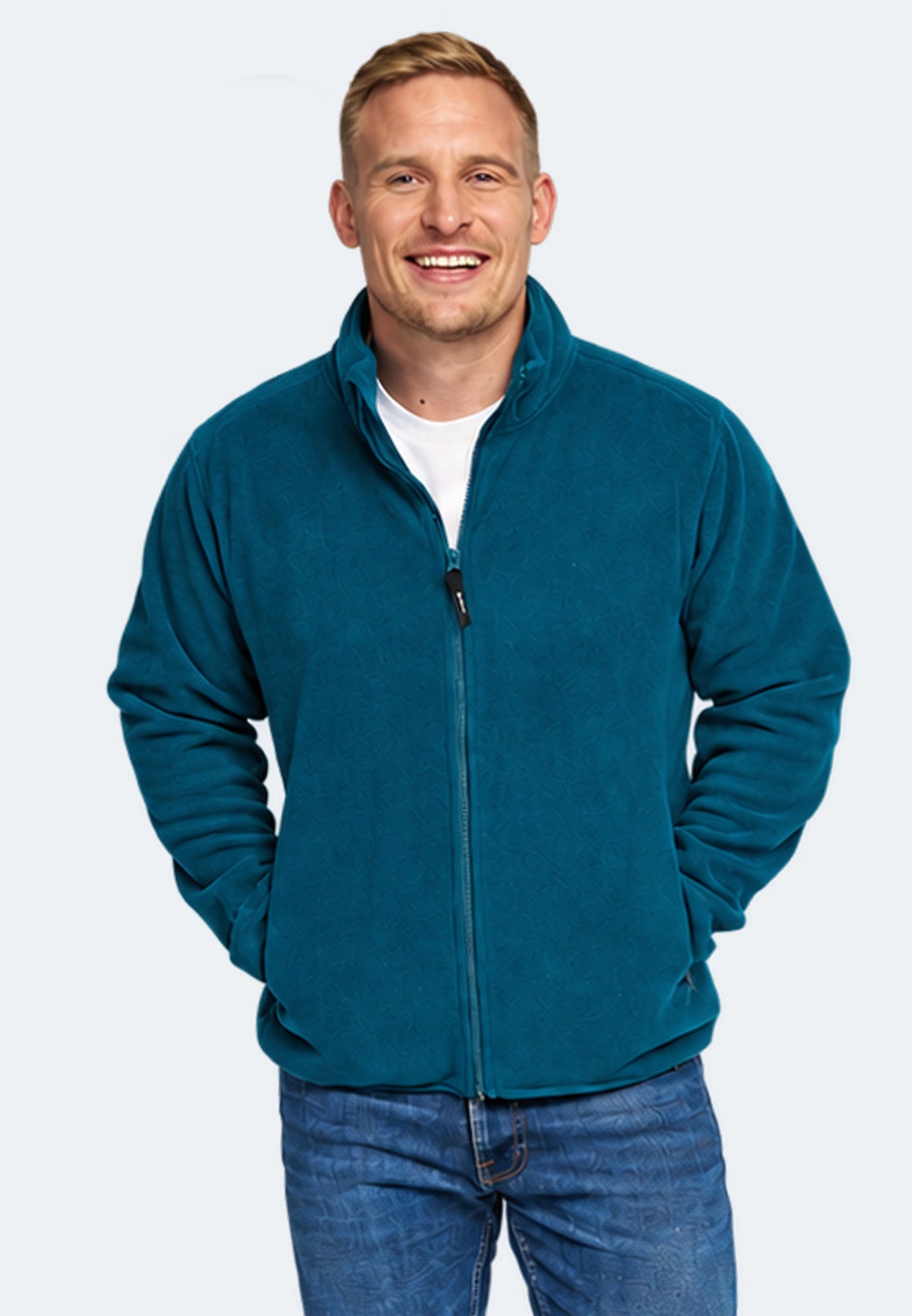 Veste polaire Switcher pour homme, couleur New Vancouver / 245 pétrole
