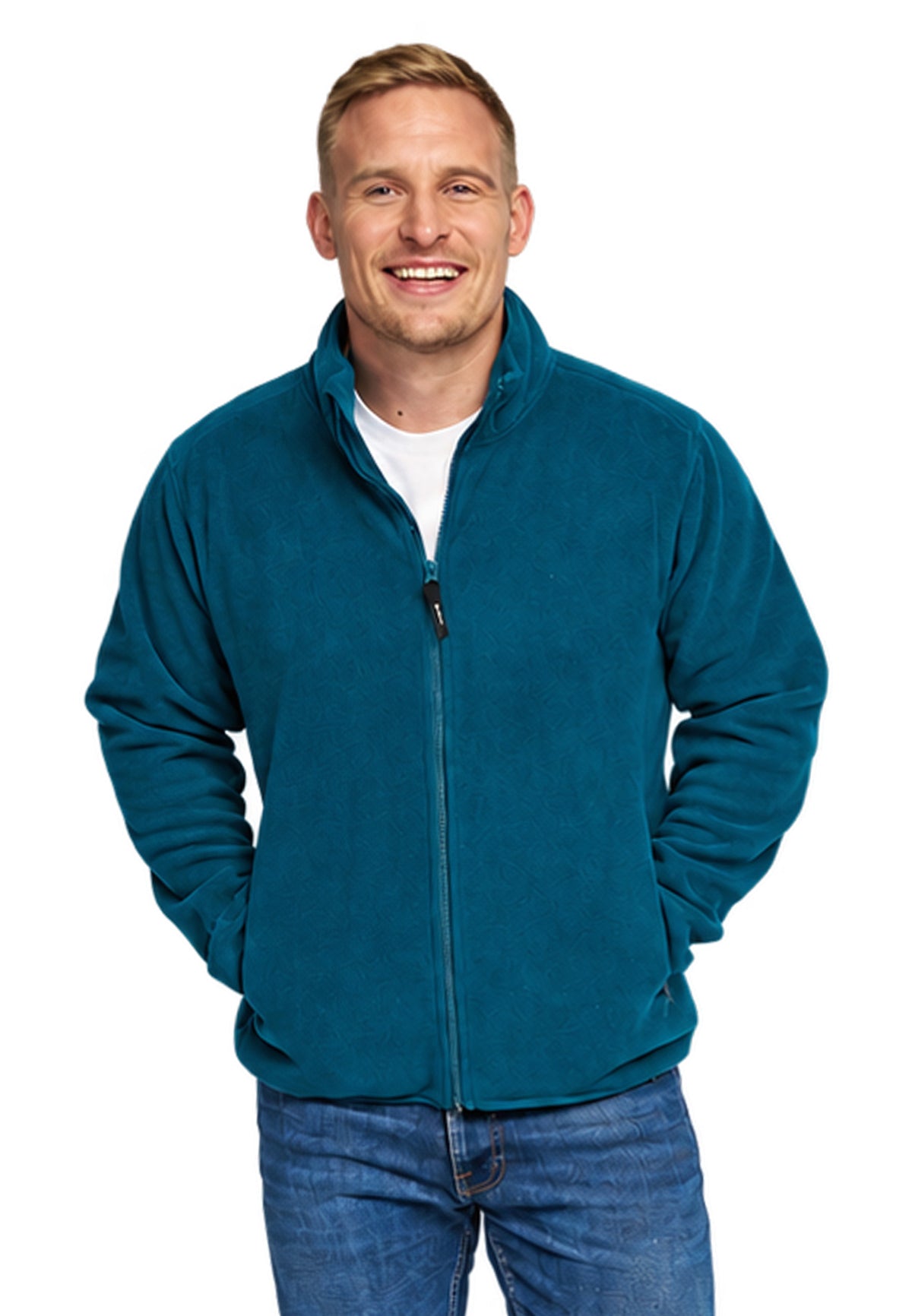 Veste polaire Switcher pour homme, couleur New Vancouver / 245 pétrole