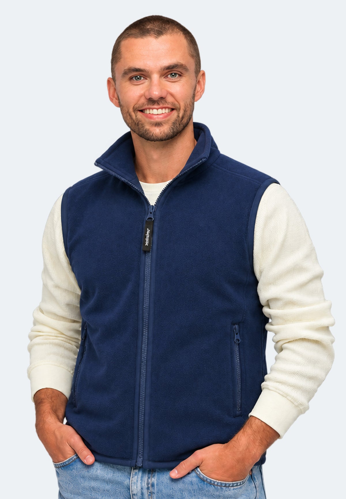 Gilet in pile Switcher, nuovo colore Cortina/20 marine