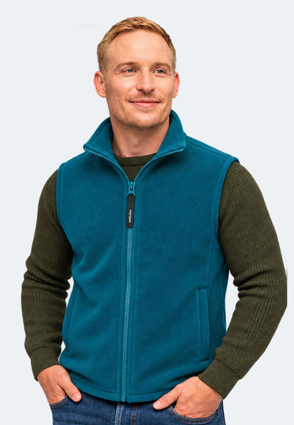 Gilet in pile Switcher, nuovo colore Cortina/245 petrolio