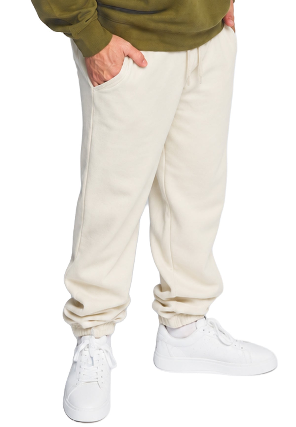 Pantaloni della tuta Switcher, colore Jan/603, bianco nuvola