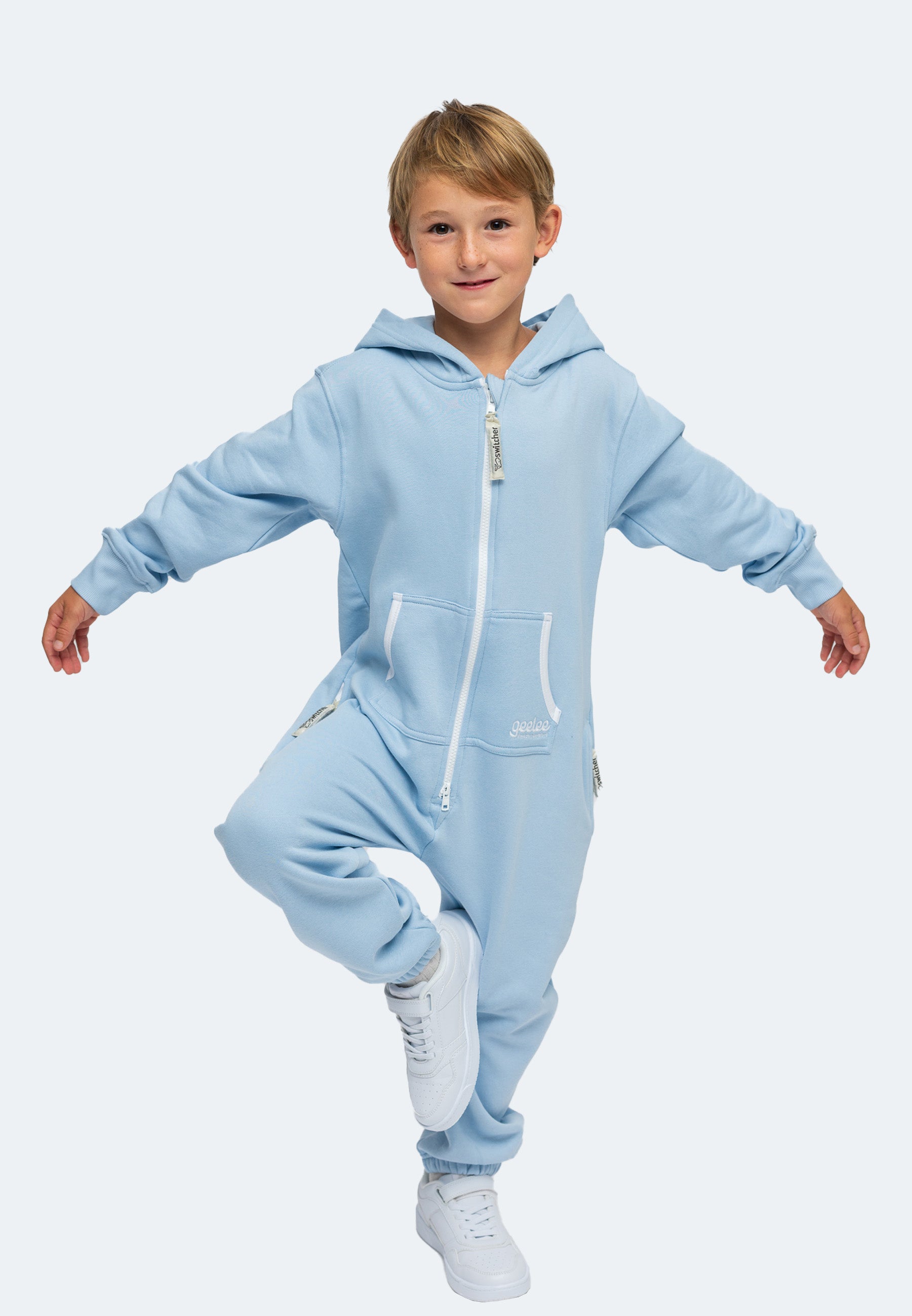 Switcher jumpsuit geelee kids jumpsuit color/205 blue soul