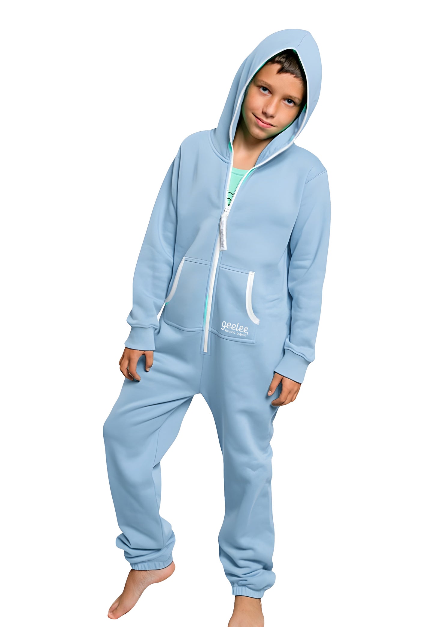 Switcher jumpsuit geelee bear kids jumpsuit color/205 blue soul