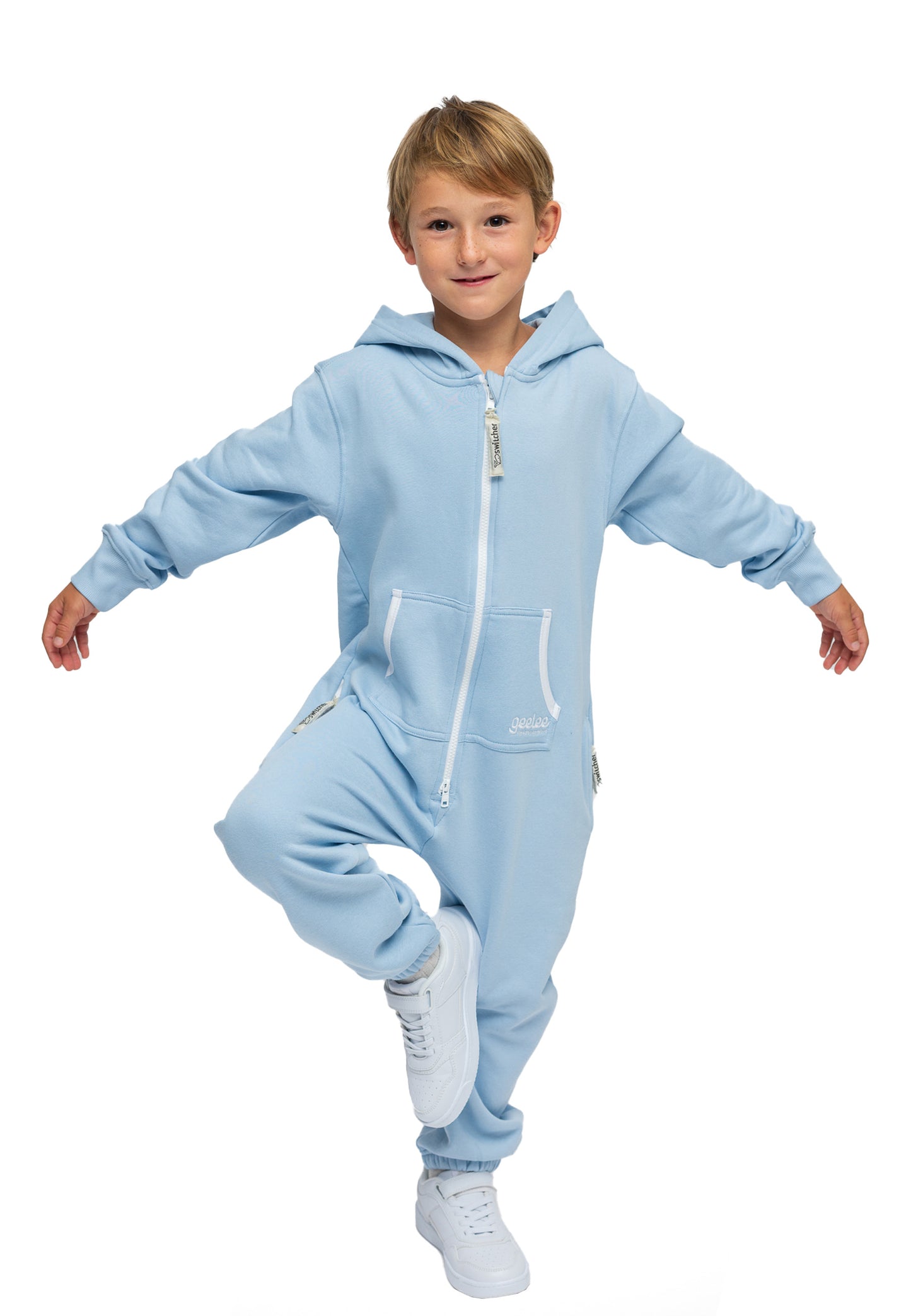 Switcher jumpsuit geelee kids jumpsuit color/205 blue soul