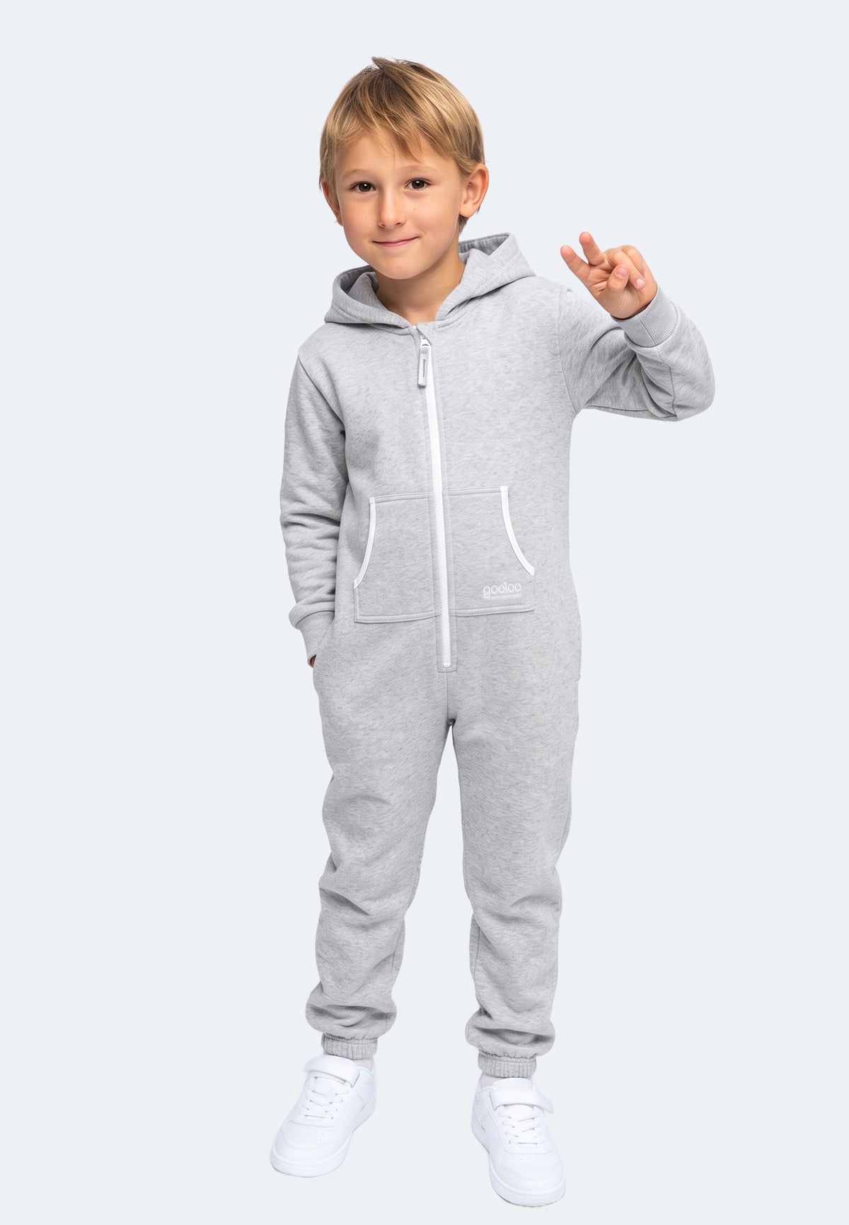 Switcher jumpsuit geelee kids jumpsuit color/42 gris chine