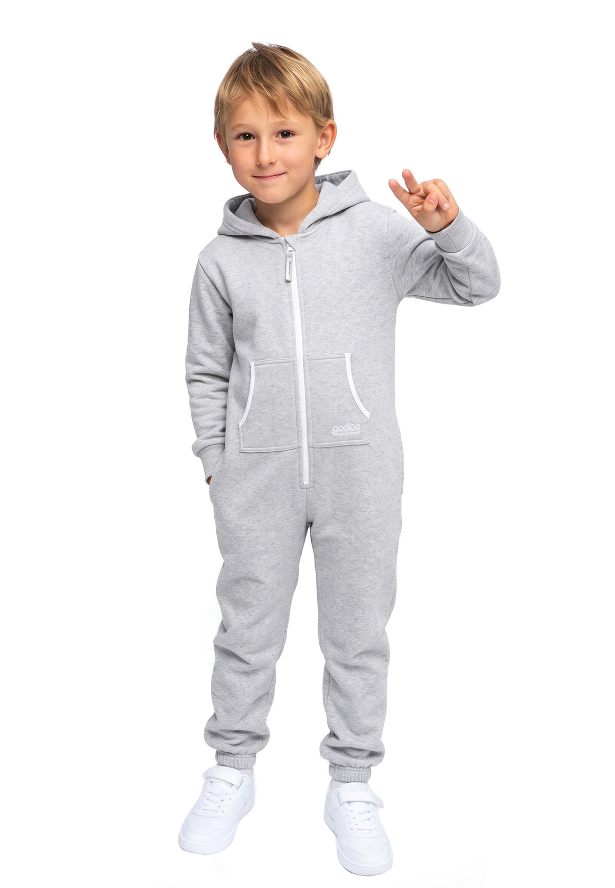Switcher jumpsuit geelee kids jumpsuit color/42 gris chine