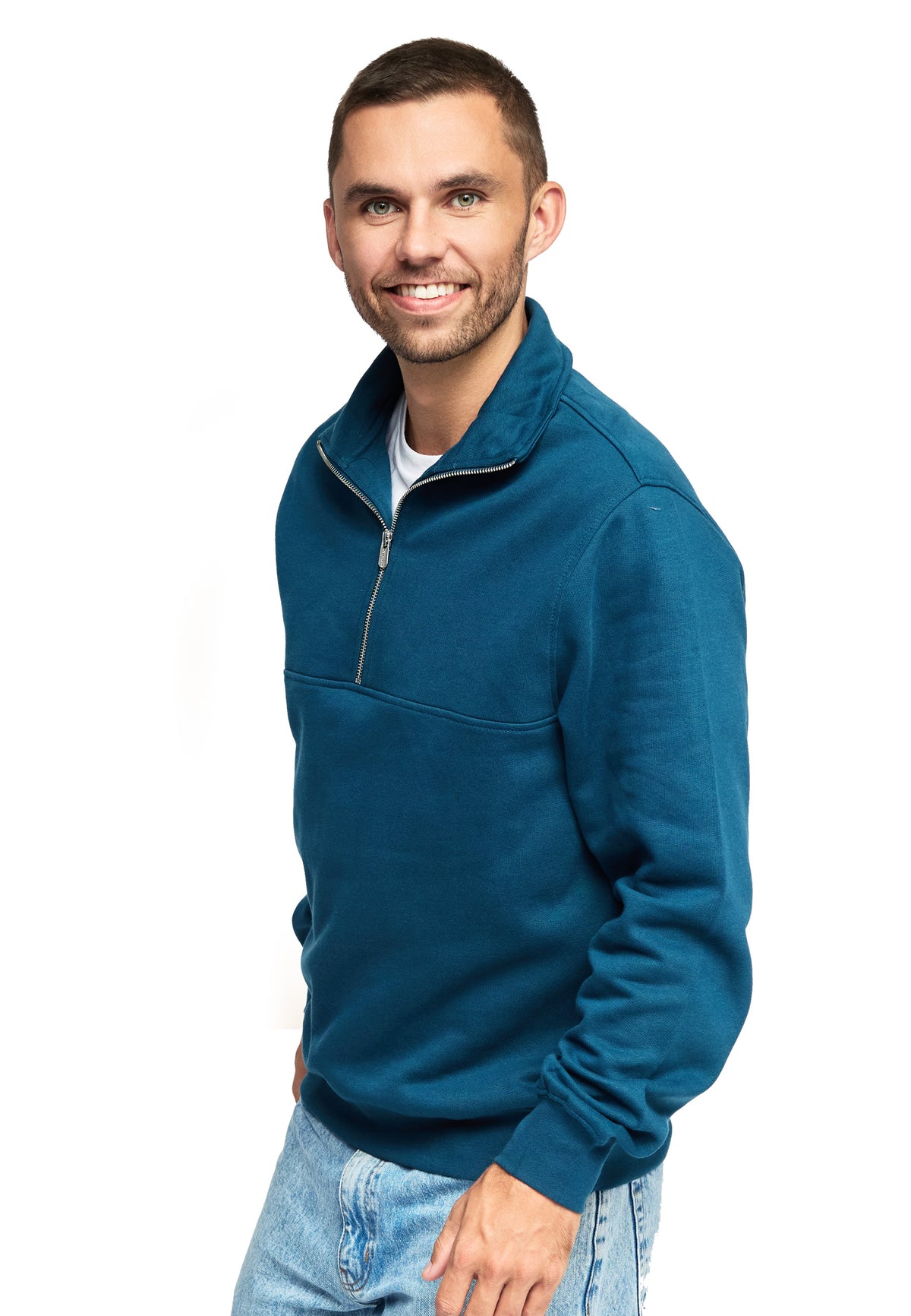 Switcher men's sweatshirt oxford color/245 petrol
