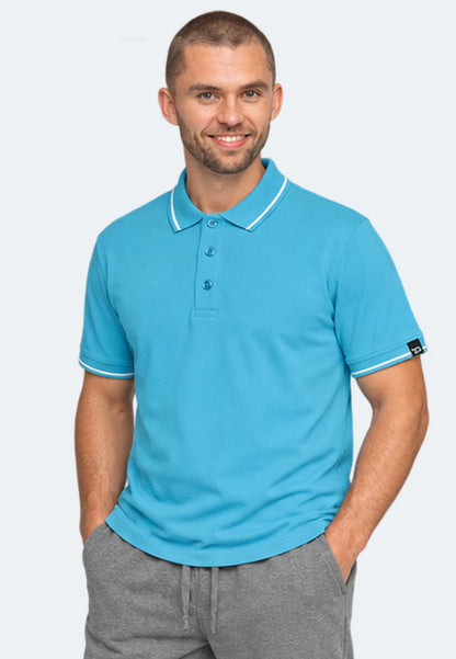 Switcher men's polo ben color/288 blue bay