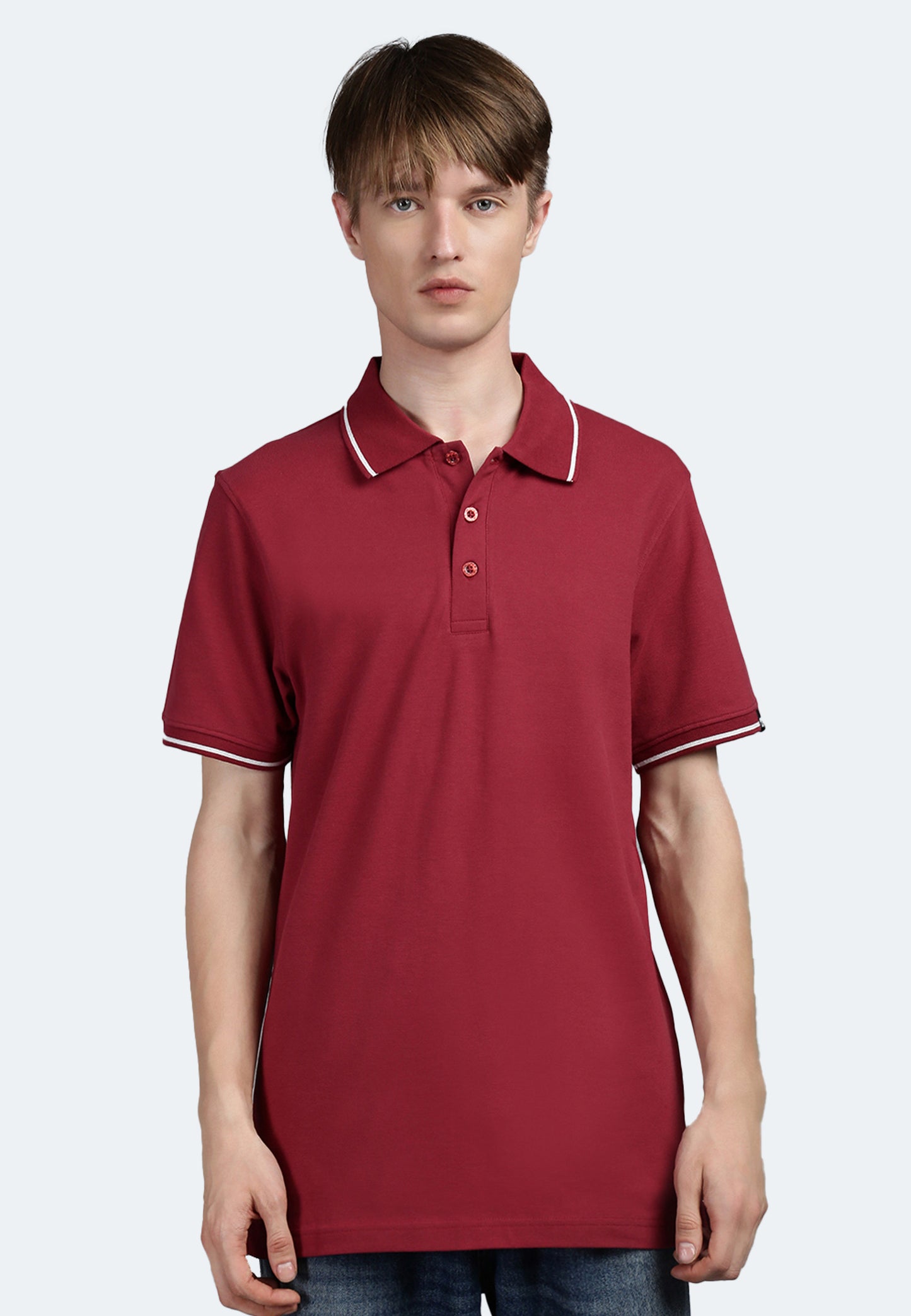 Switcher men's polo ben color/158 burgundy