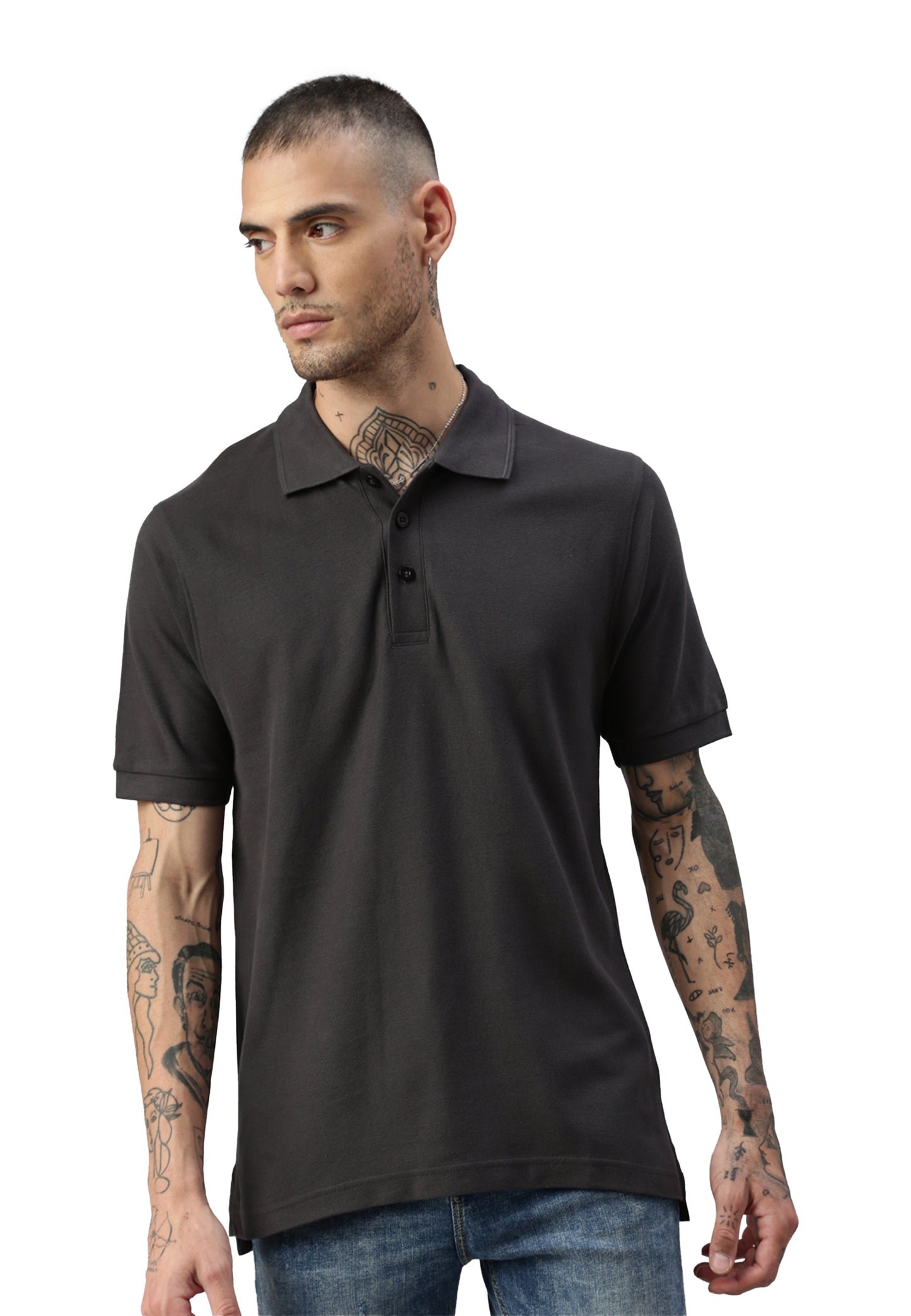 Switcher men's polo john color/410 arsenic