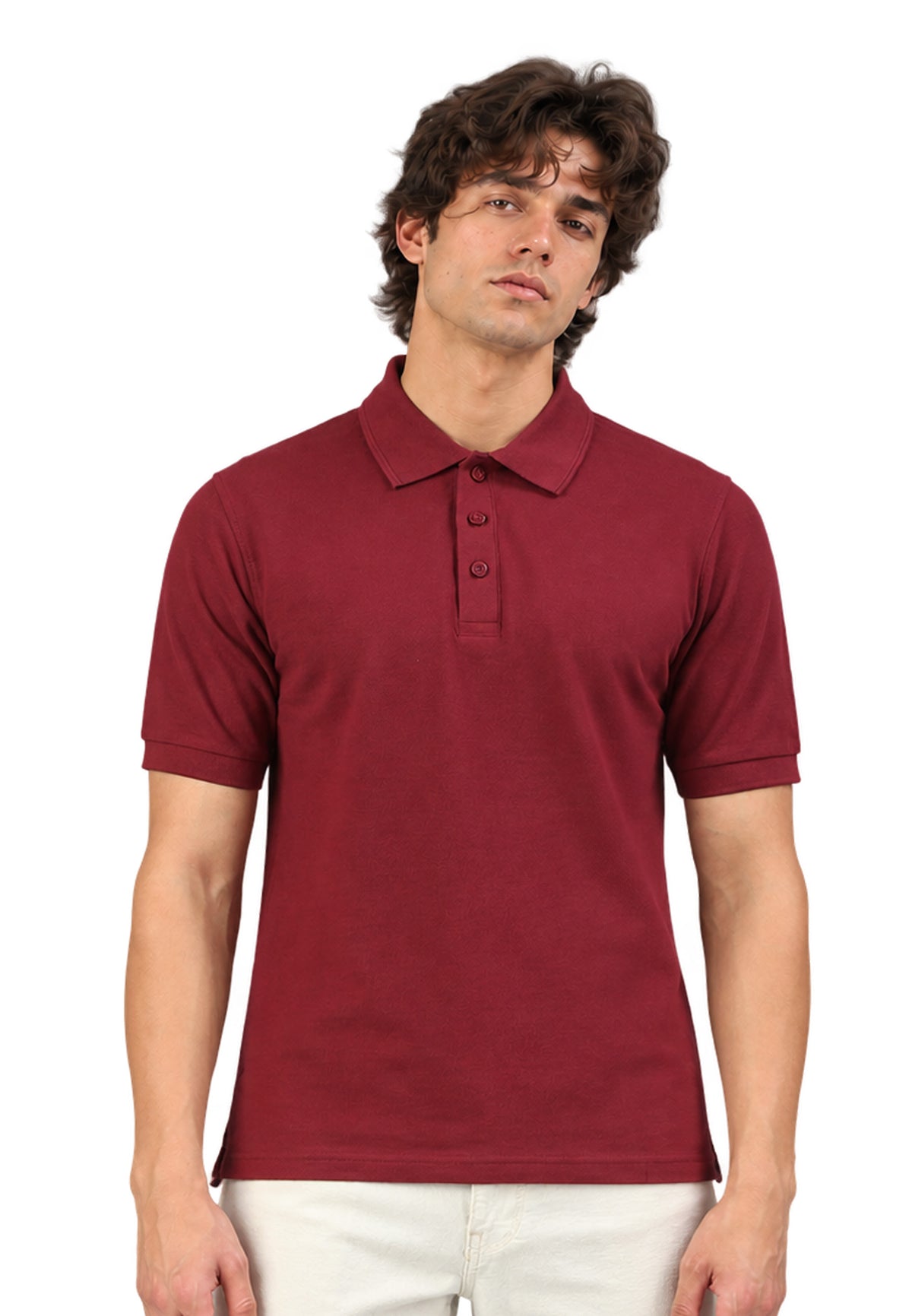 Switcher men's polo john color/158 burgundy