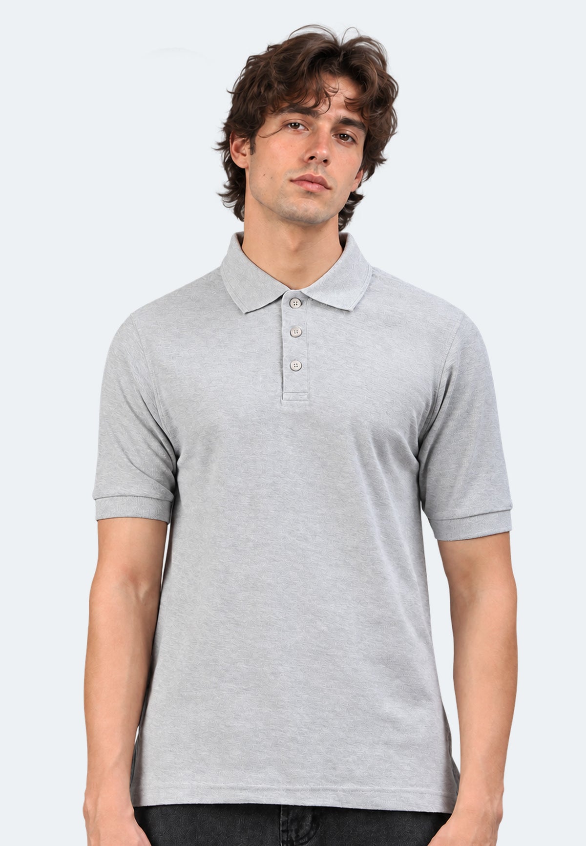 Switcher men's polo john color/42 gris chine