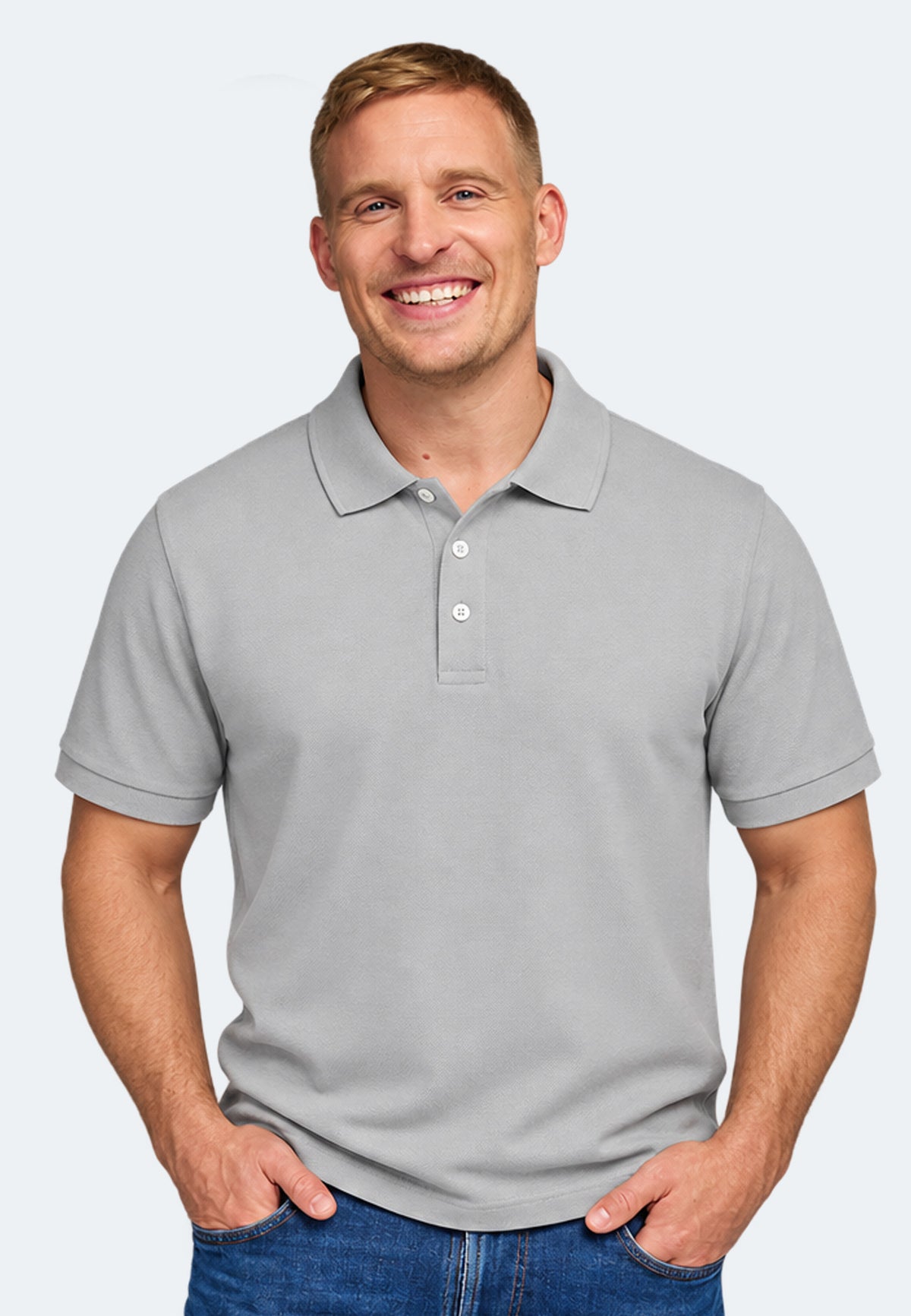 Switcher men's polo john color/402 gris fonce