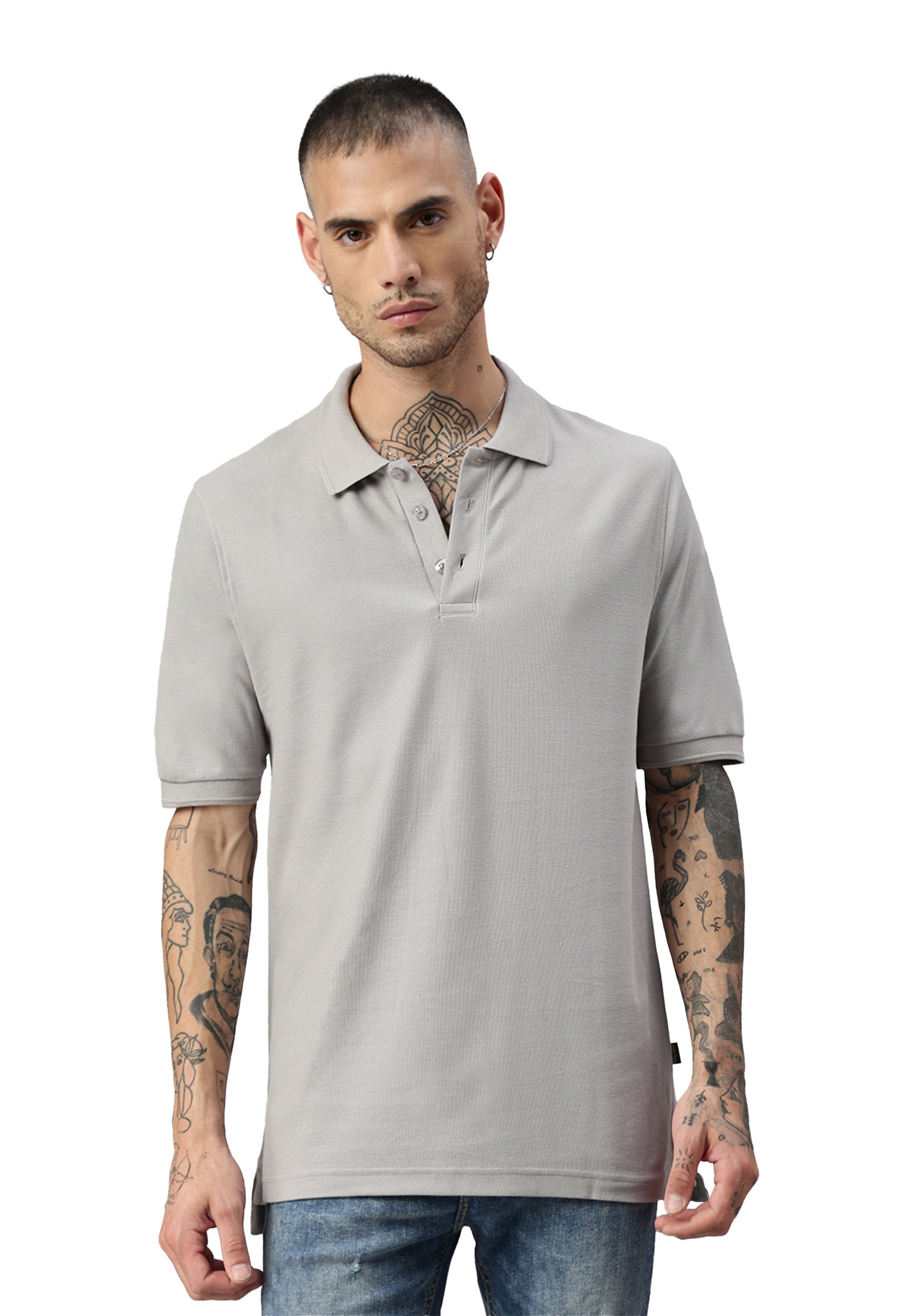 Switcher men&#39;s polo john color/gris fonce