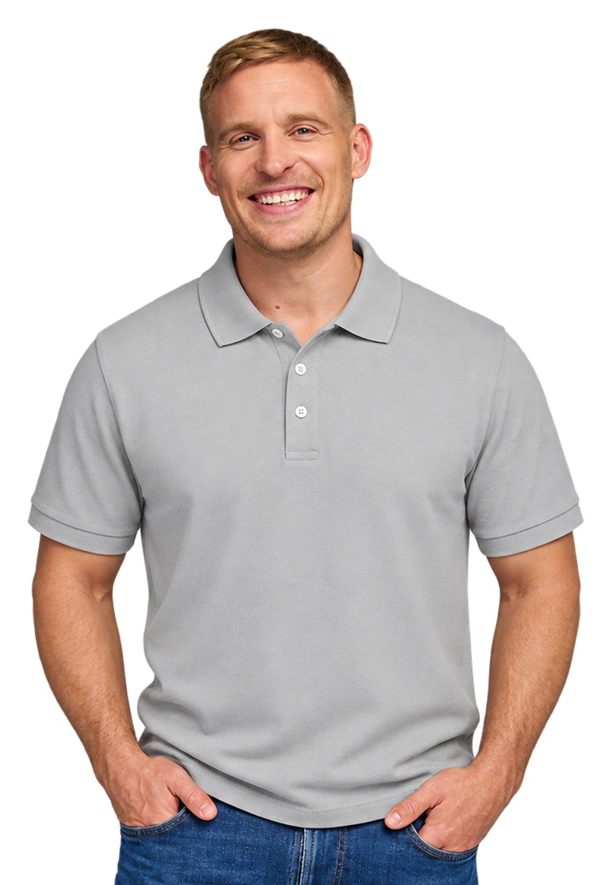 Switcher men's polo john color/402 gris fonce