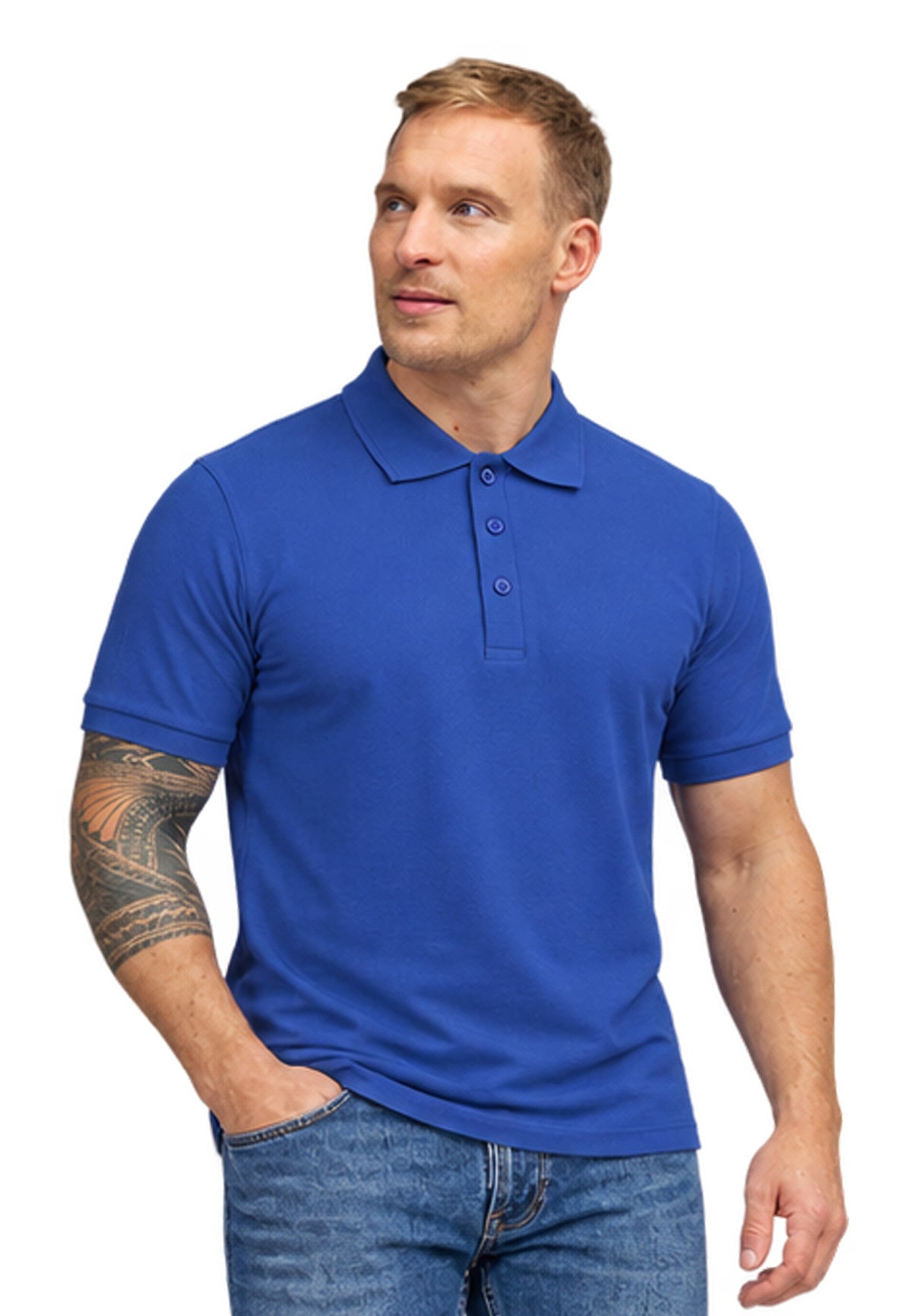 Switcher men's polo john color/259 ocean