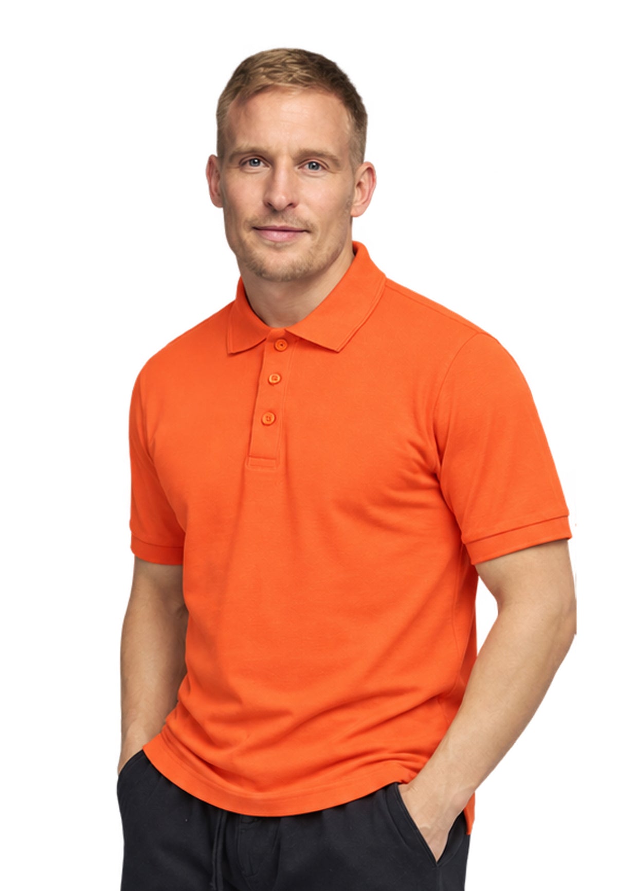 Switcher men's polo john color/506 paprika