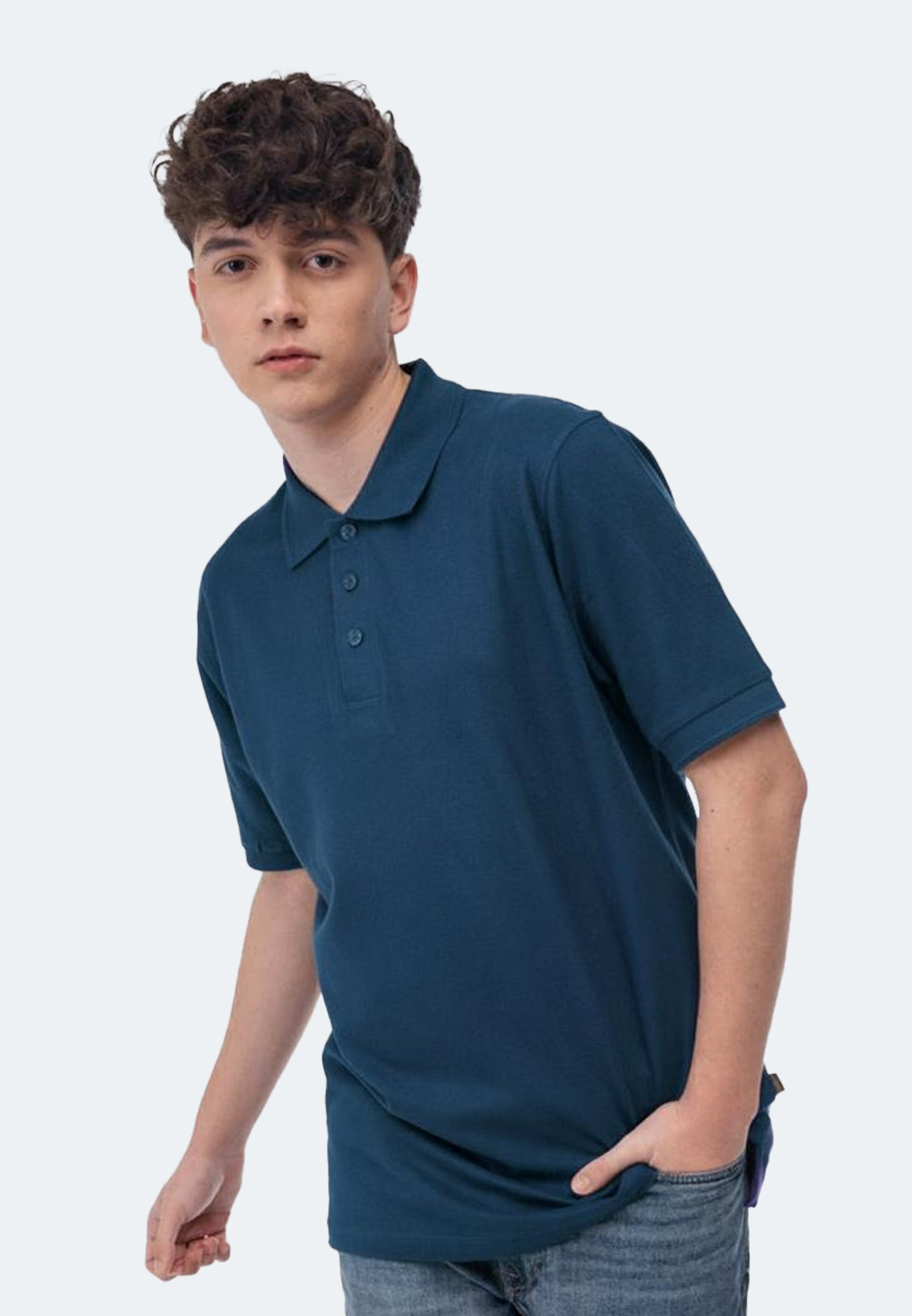Switcher men's polo john color/245 petrol