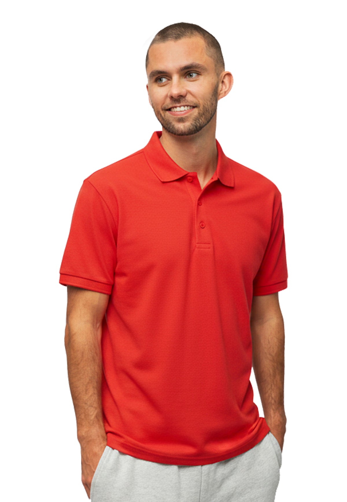 Switcher men's polo john color/10 rouge