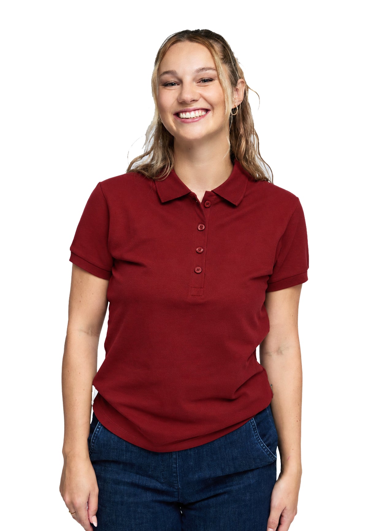Switcher Lady polo stacy color/158 burgundy